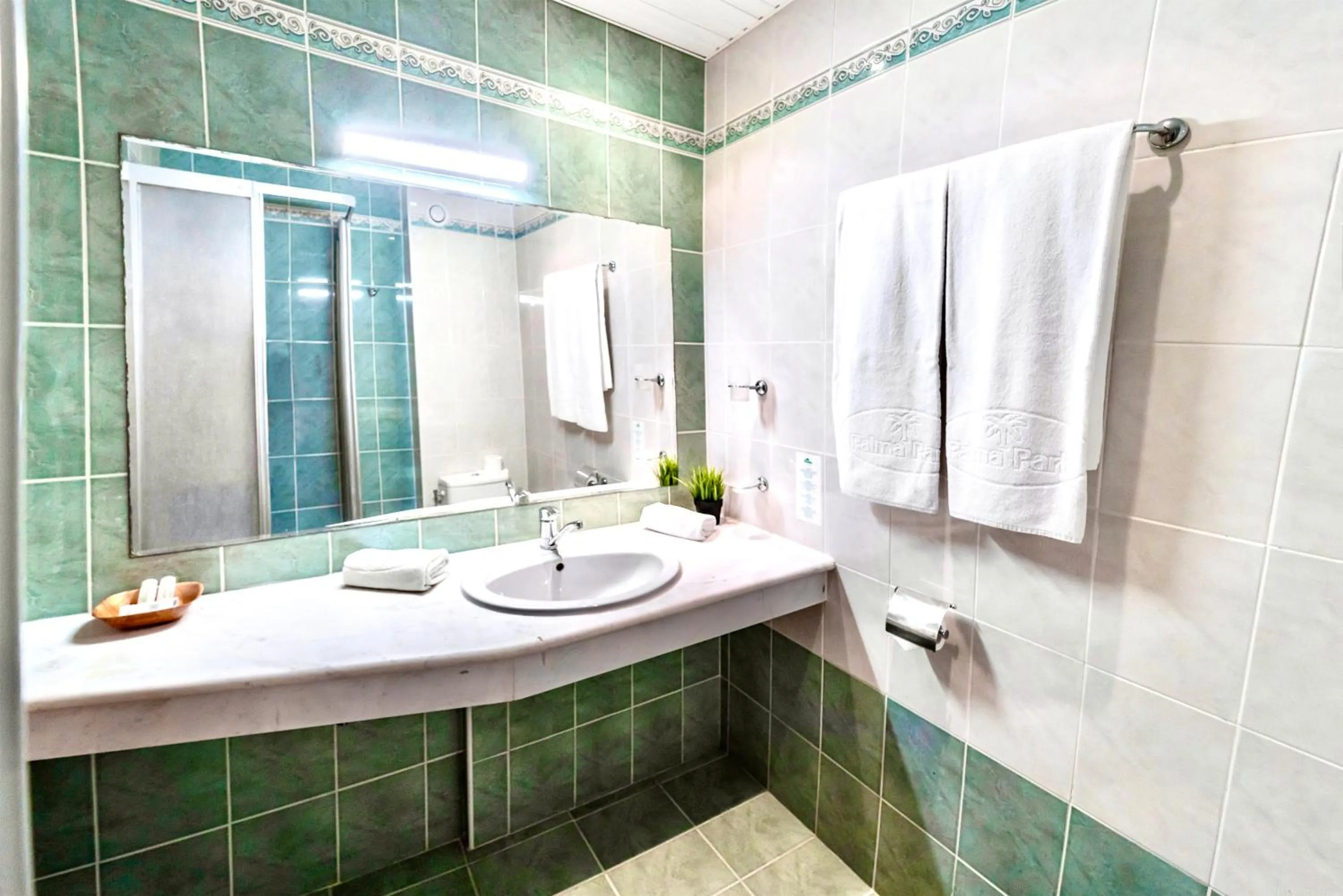 Bathroom in Palm Beach Hotel - All Inclusive with Free beach package & Private Beach