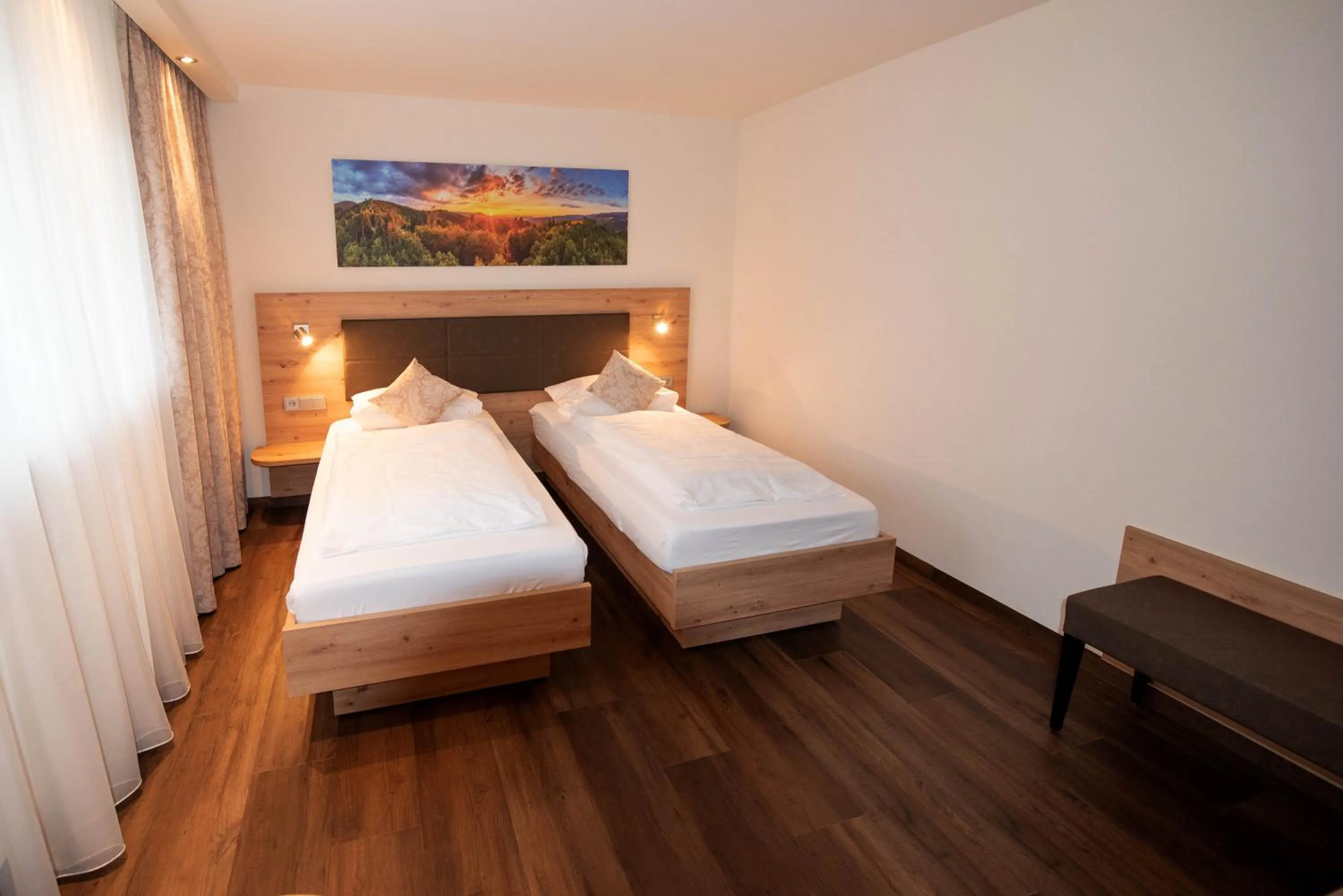 Bed in Gasthof Pfauen