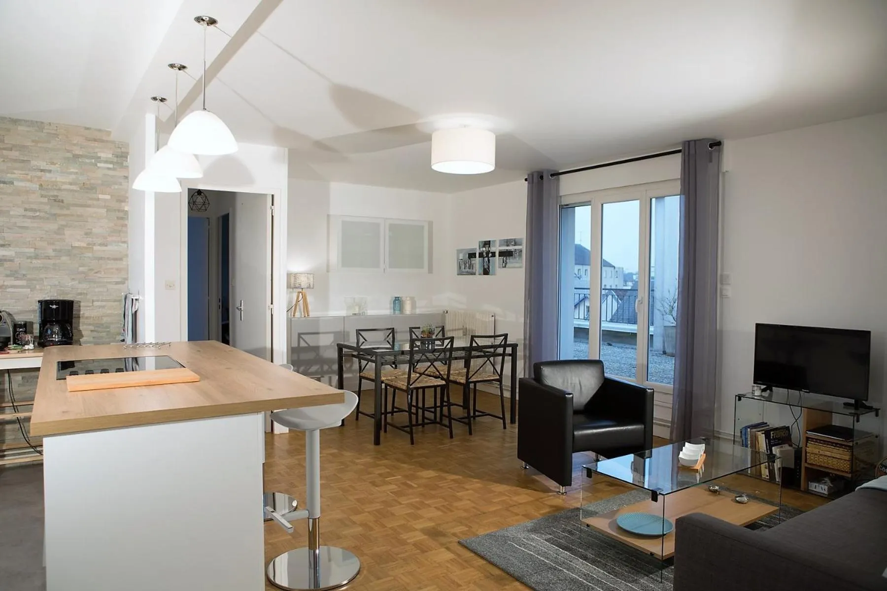 Living room in Gite Bons Amis