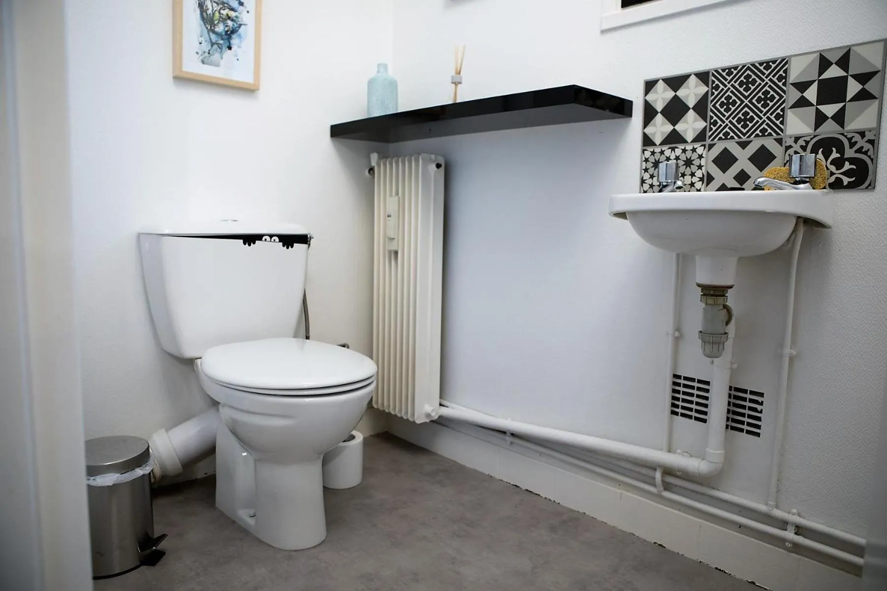Toilet in Gite Bons Amis