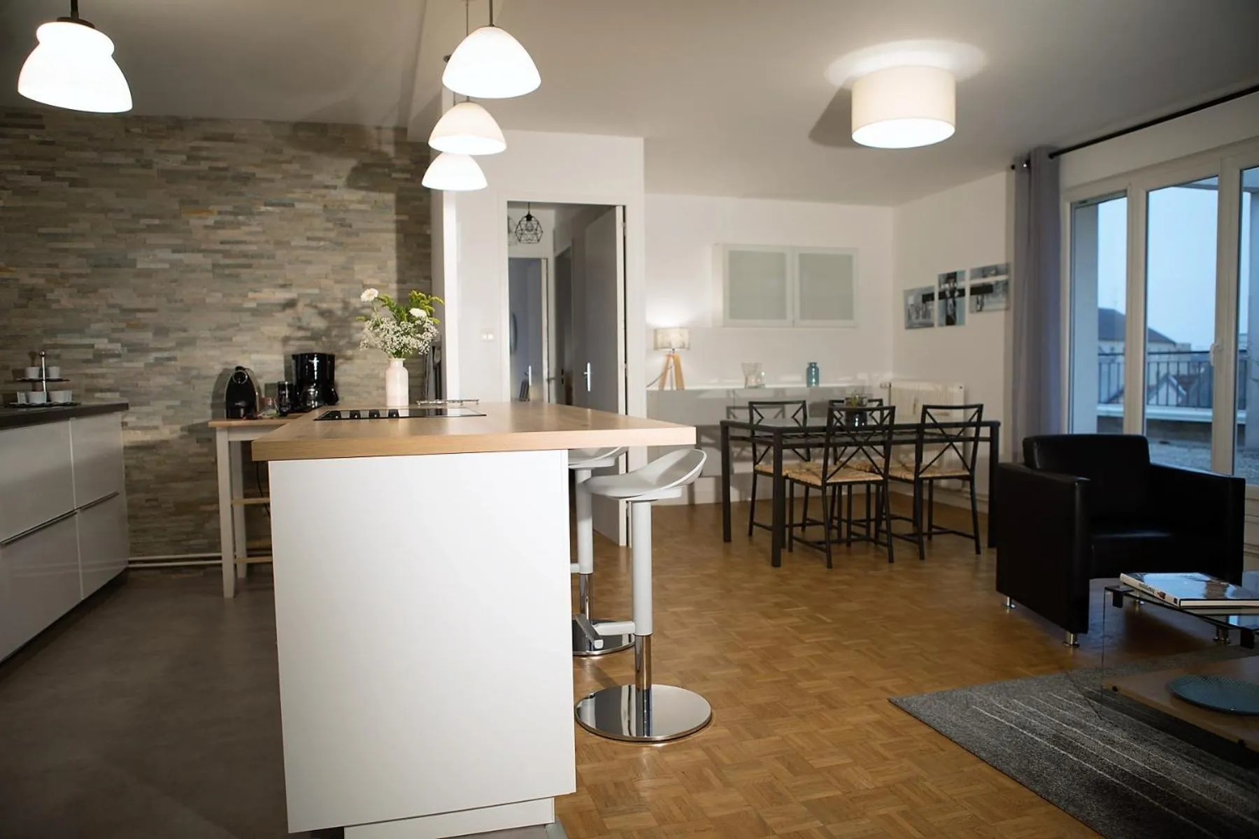 Seating area in Gite Bons Amis