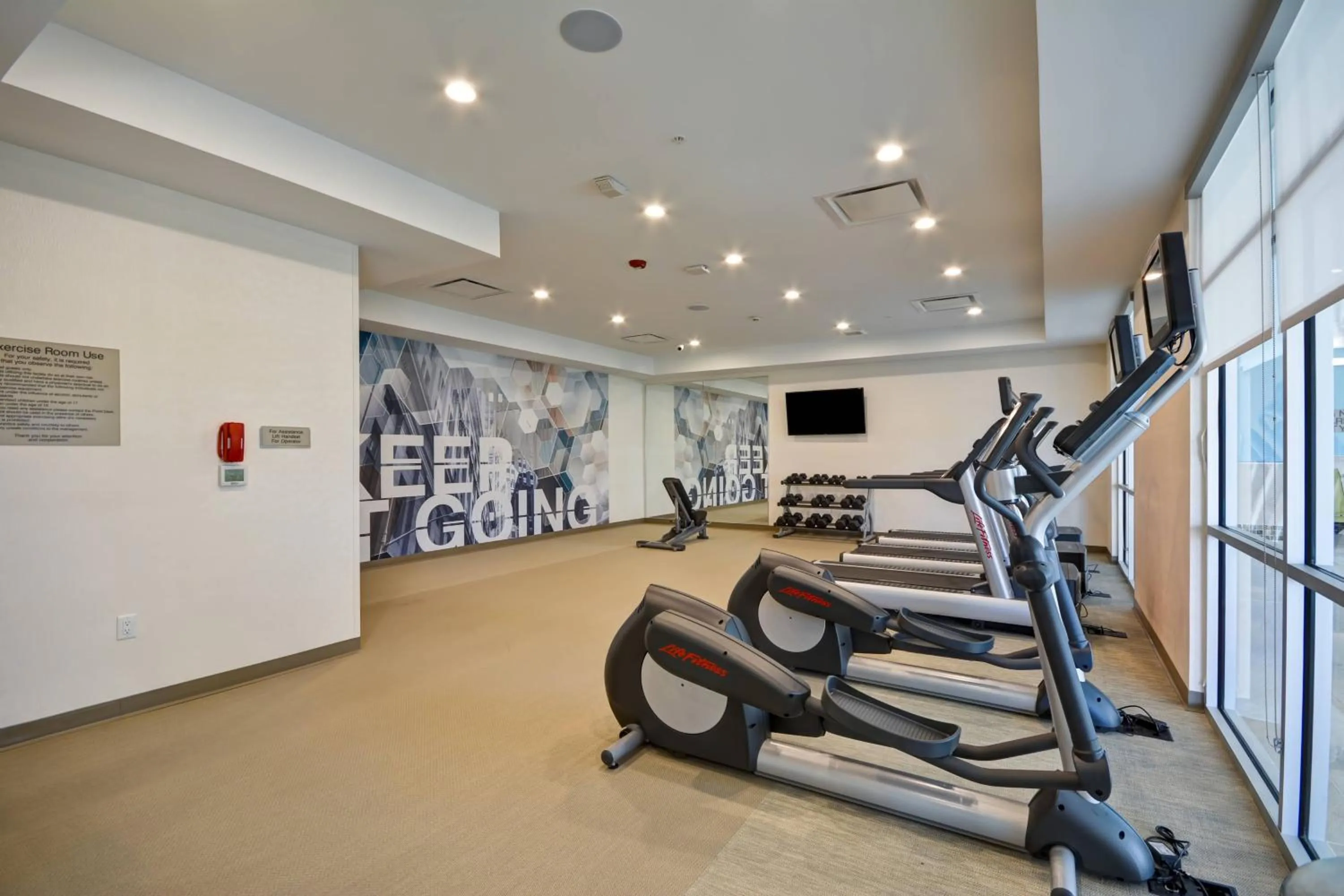 Fitness centre/facilities in SpringHill Suites by Marriott Cincinnati Blue Ash