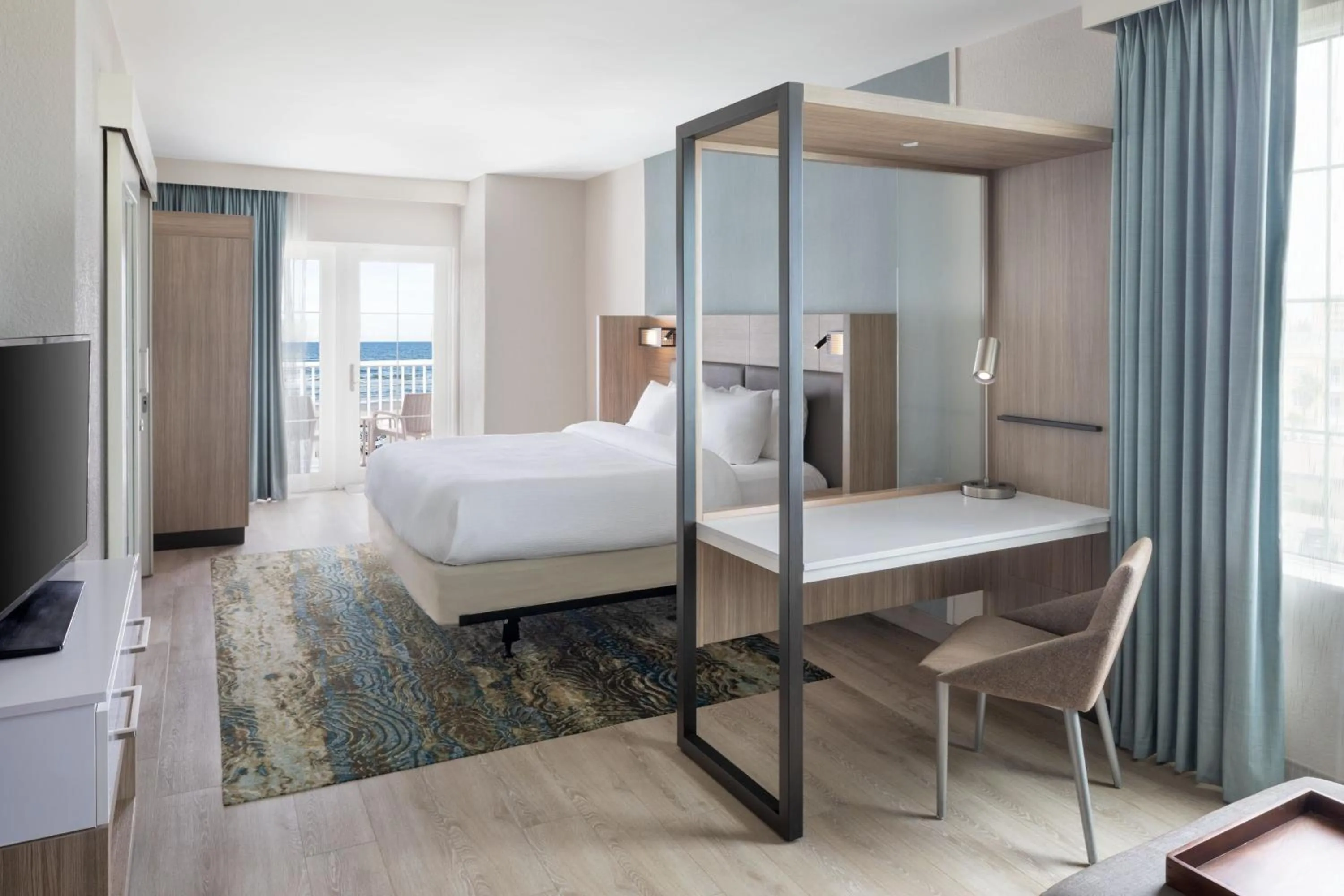 Photo of the whole room, Bed in SpringHill Suites by Marriott New Smyrna Beach