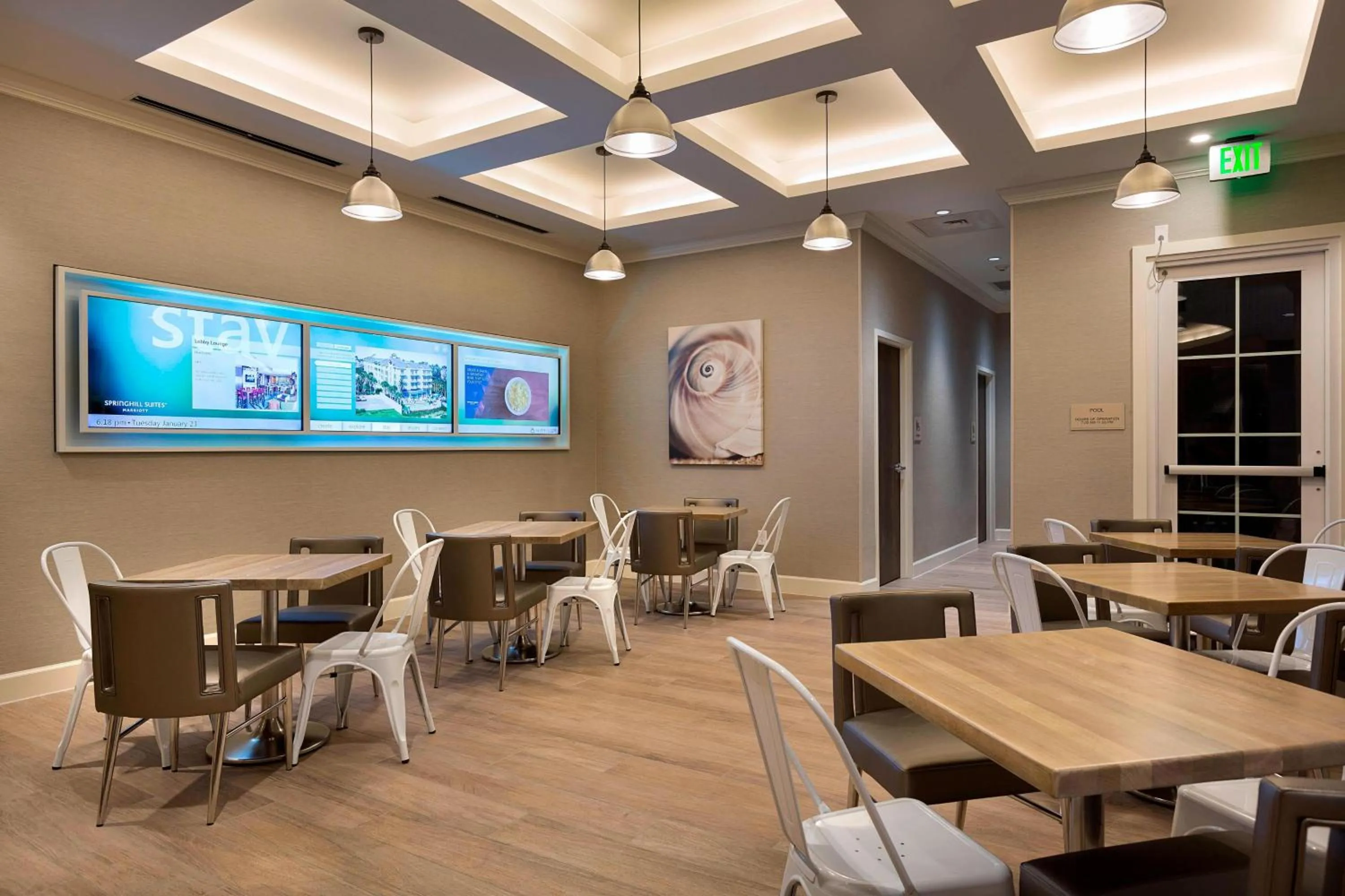 Restaurant/places to eat in SpringHill Suites by Marriott New Smyrna Beach
