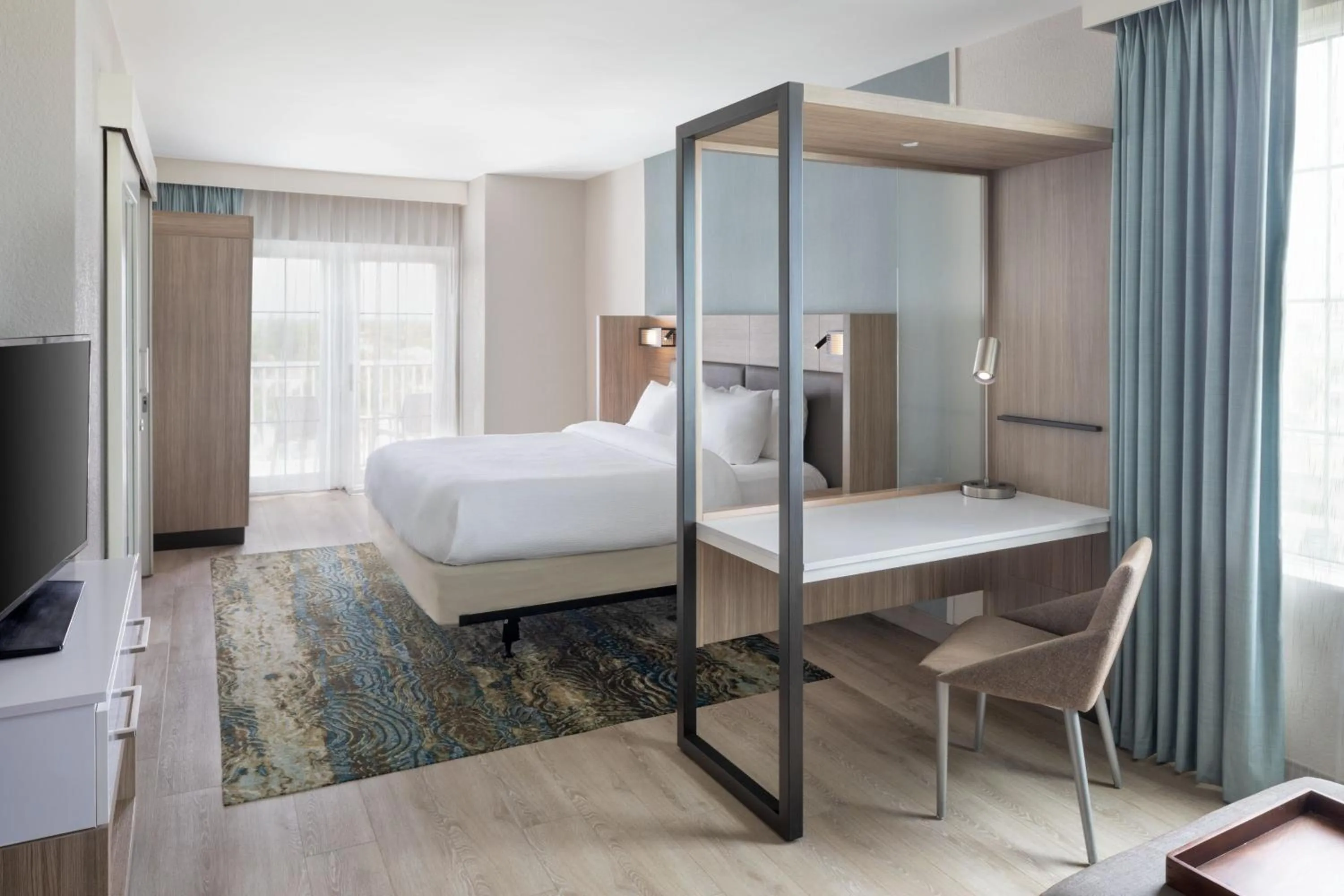 Photo of the whole room, Bed in SpringHill Suites by Marriott New Smyrna Beach