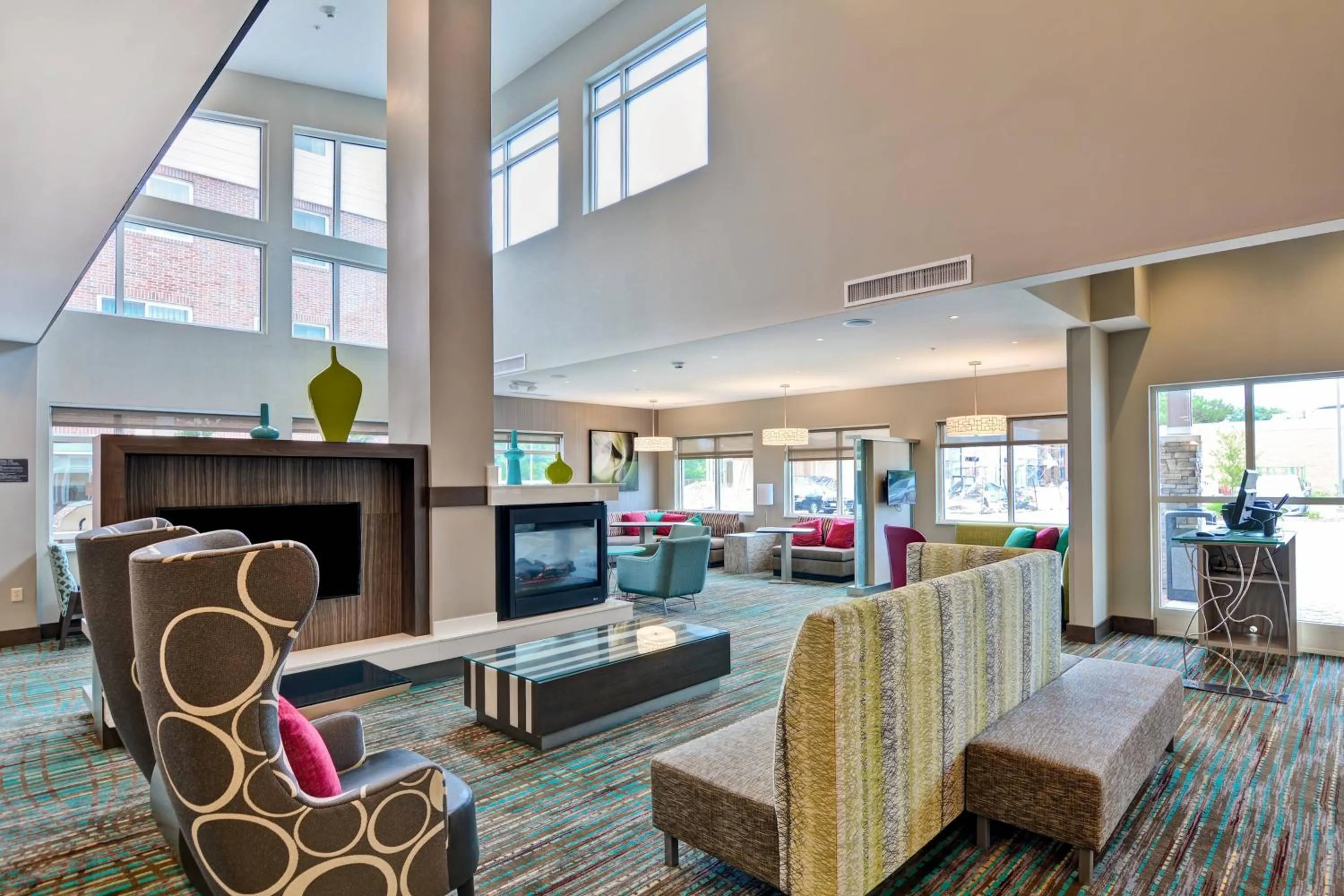 Lobby or reception in Residence Inn by Marriott Milwaukee North/Glendale