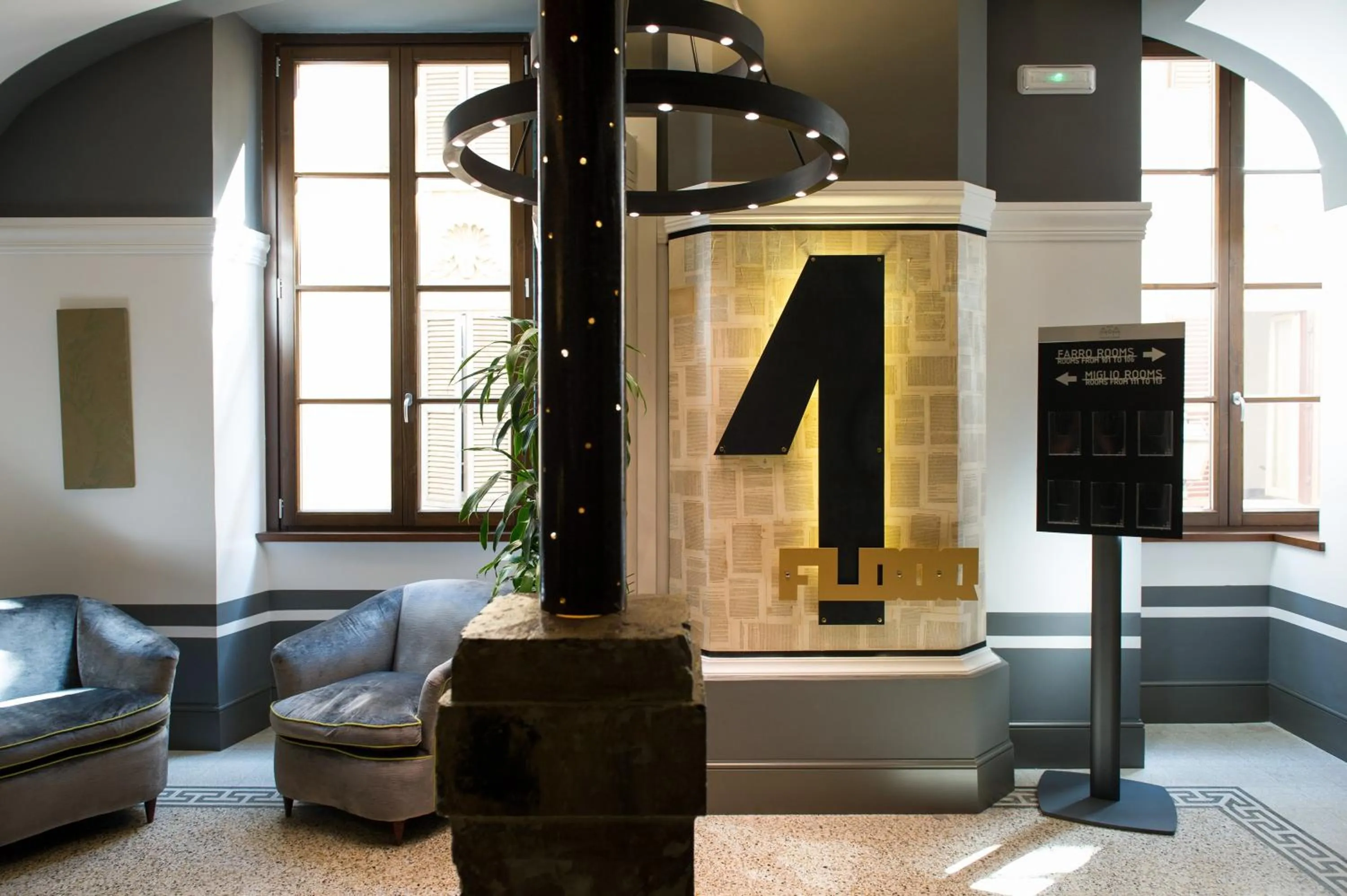 Decorative detail in Relais Santa Maria Maggiore