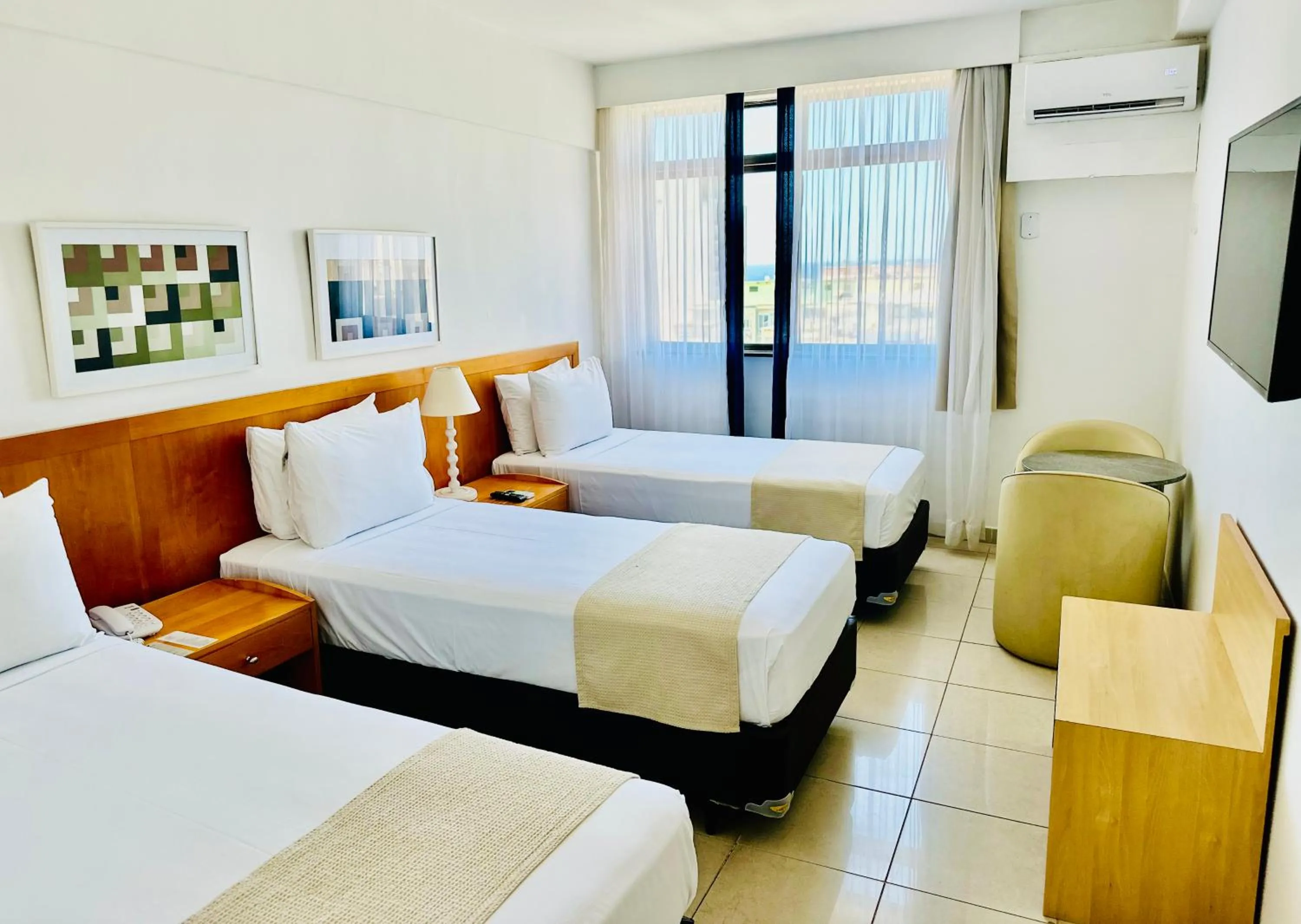 Bed in Copacabana Mar Hotel