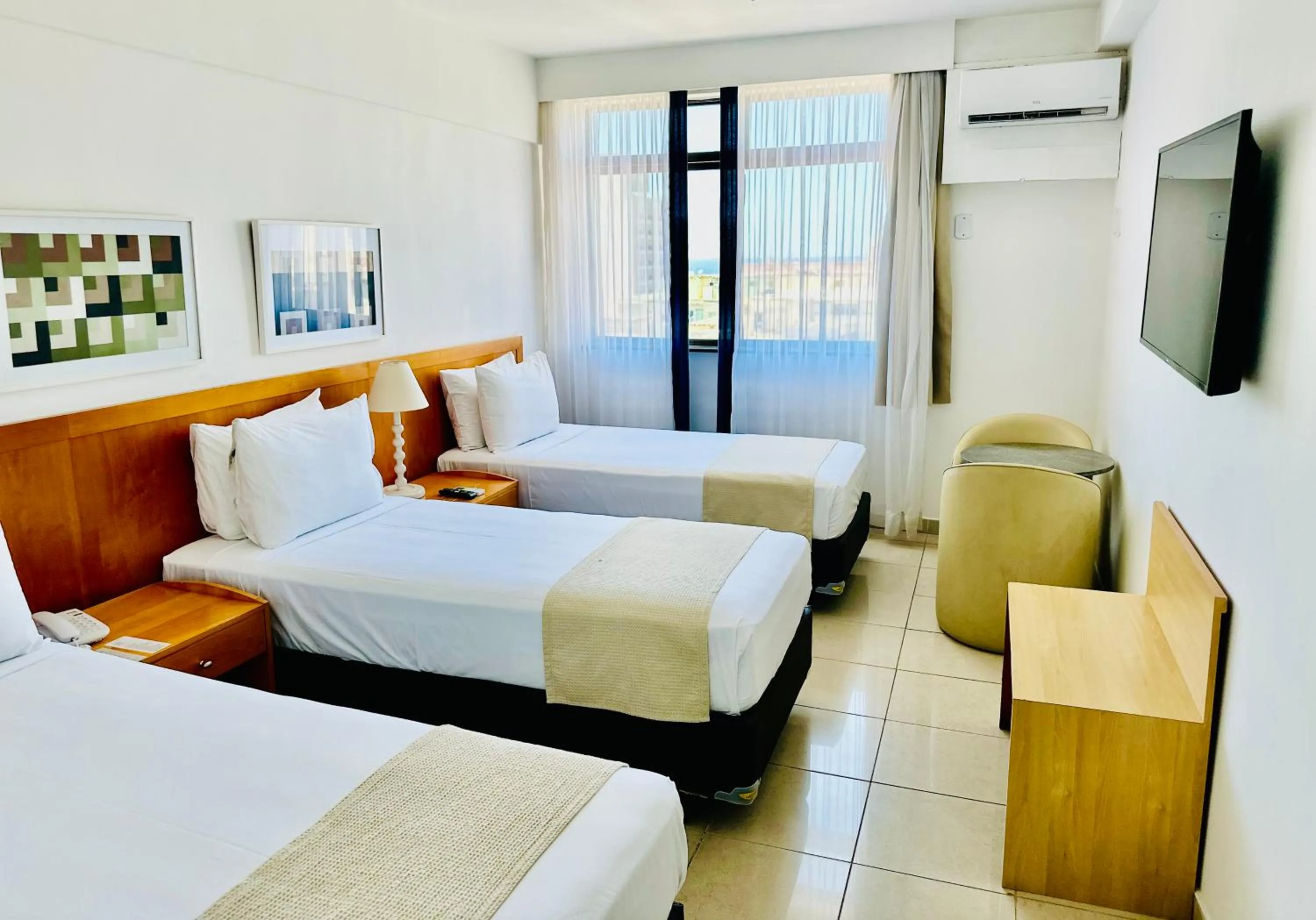 Bed in Copacabana Mar Hotel