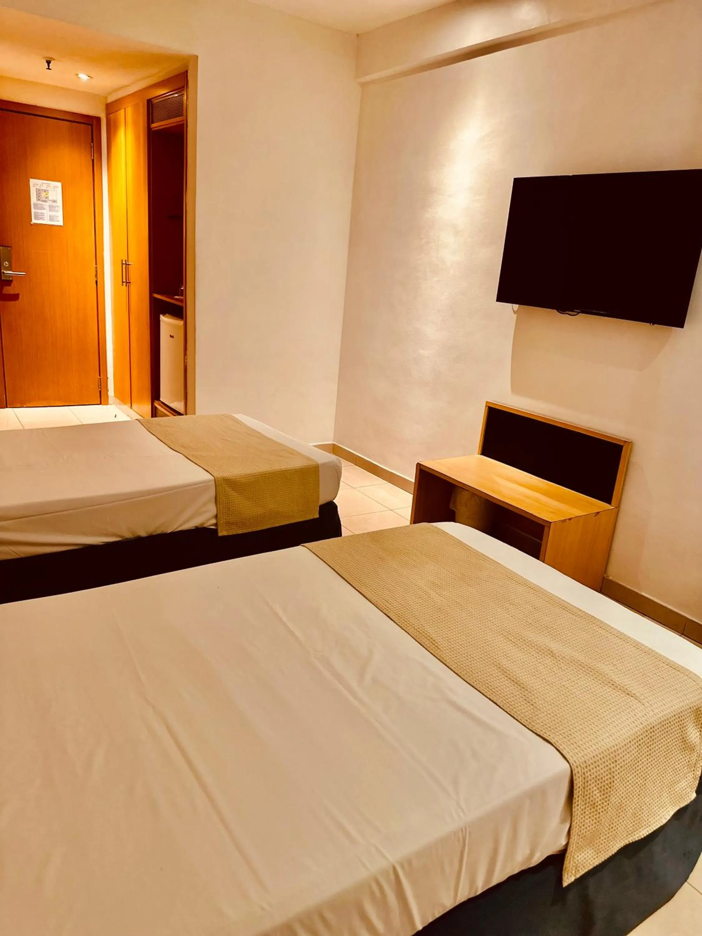 Bed in Copacabana Mar Hotel