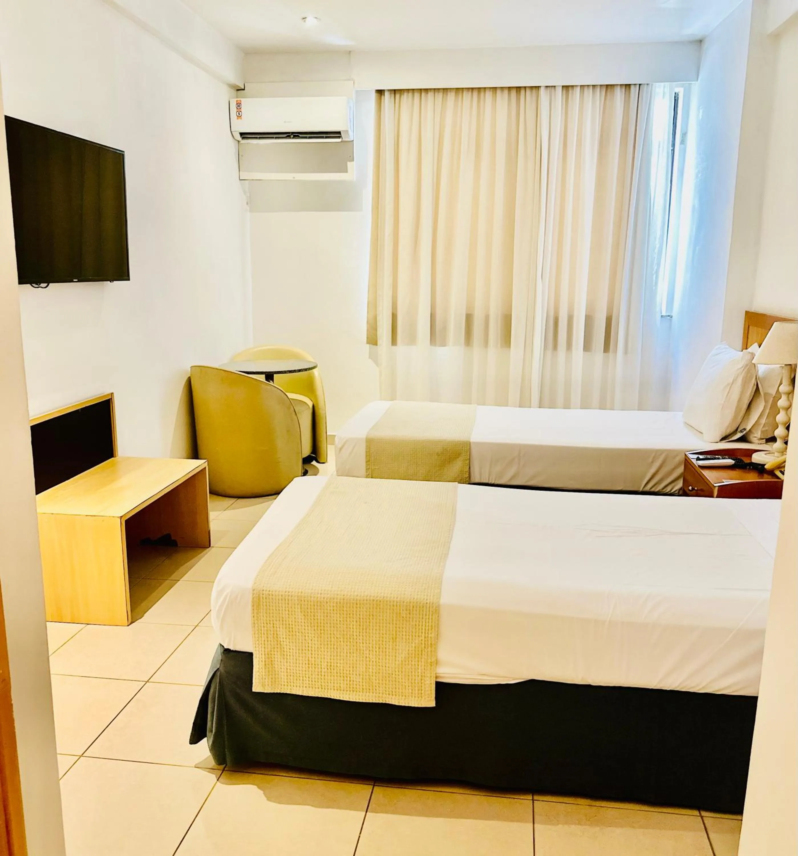 Bed in Copacabana Mar Hotel