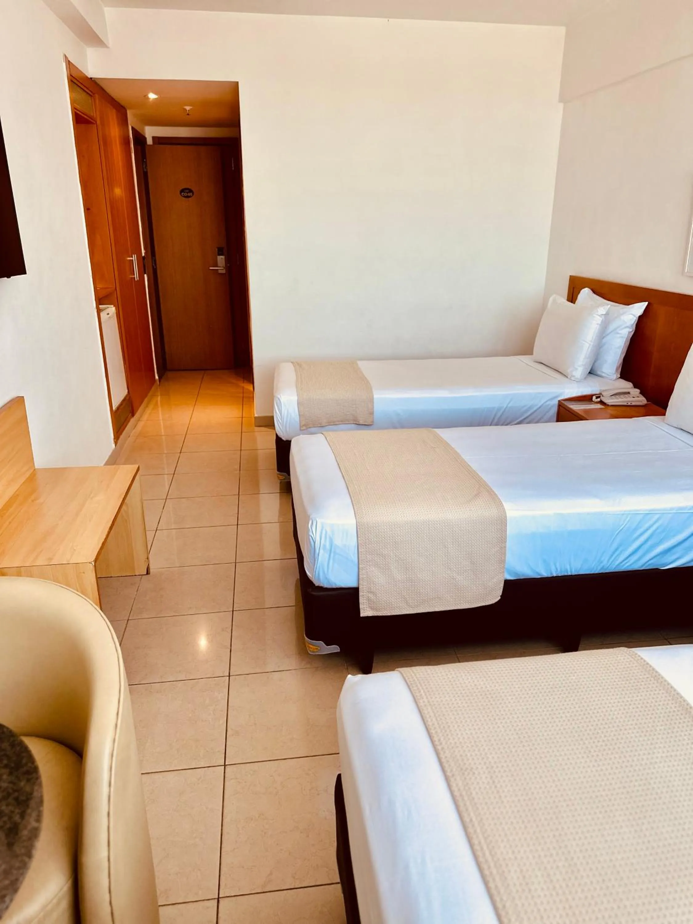 Bed in Copacabana Mar Hotel