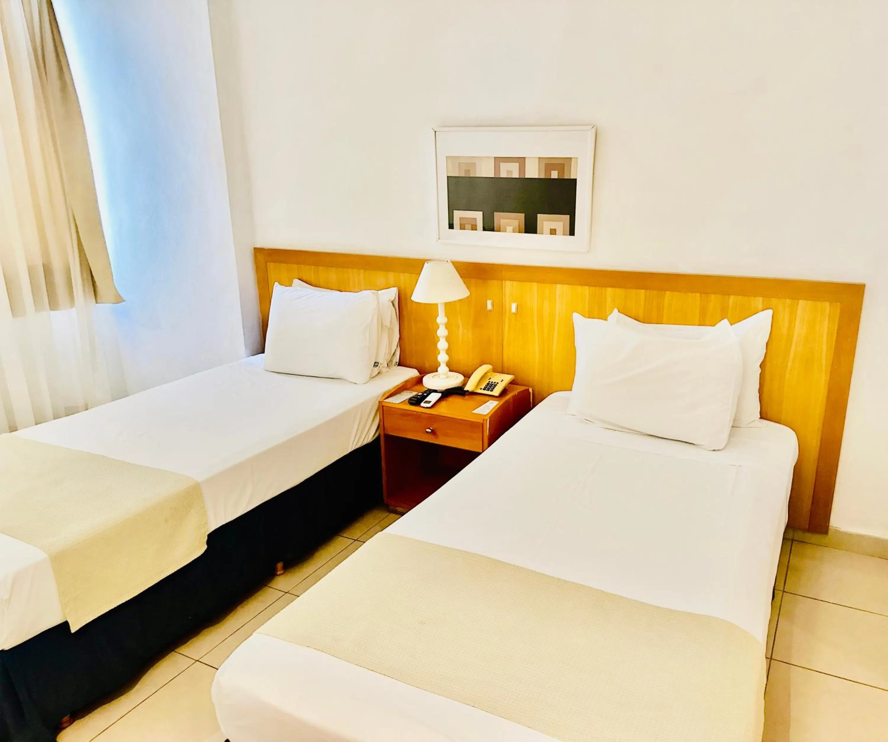 Bed in Copacabana Mar Hotel