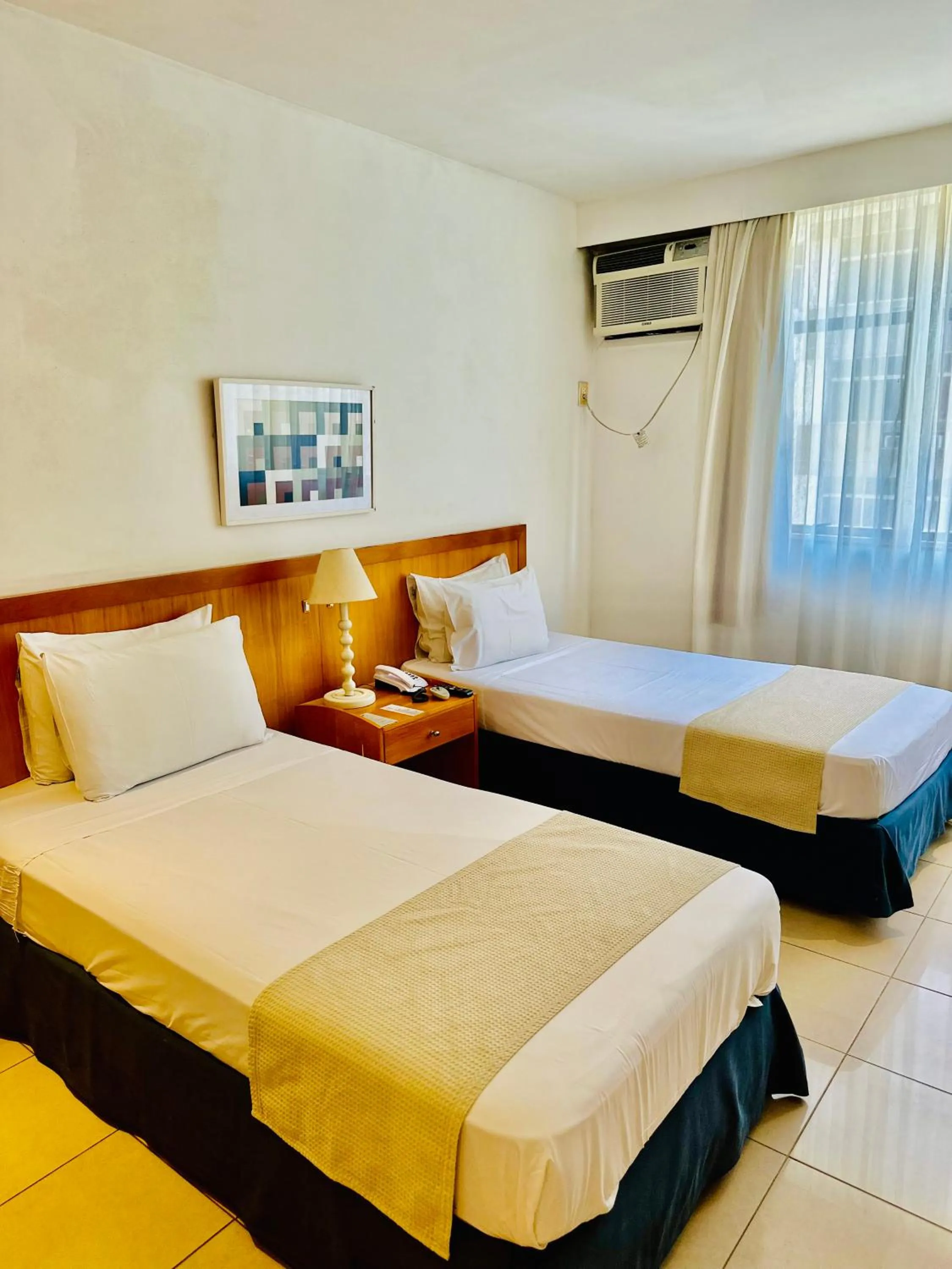 Bed in Copacabana Mar Hotel