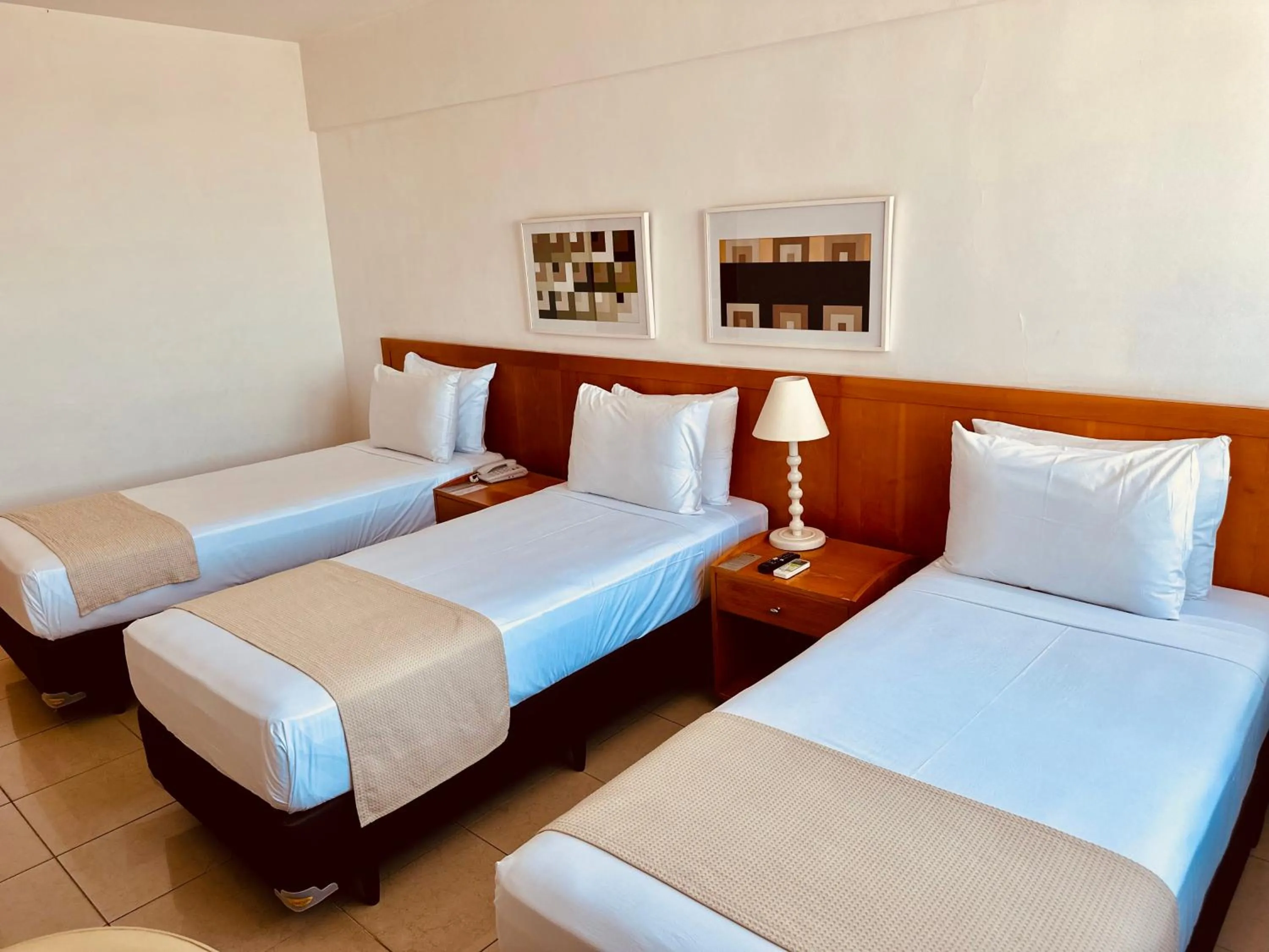 Bed in Copacabana Mar Hotel