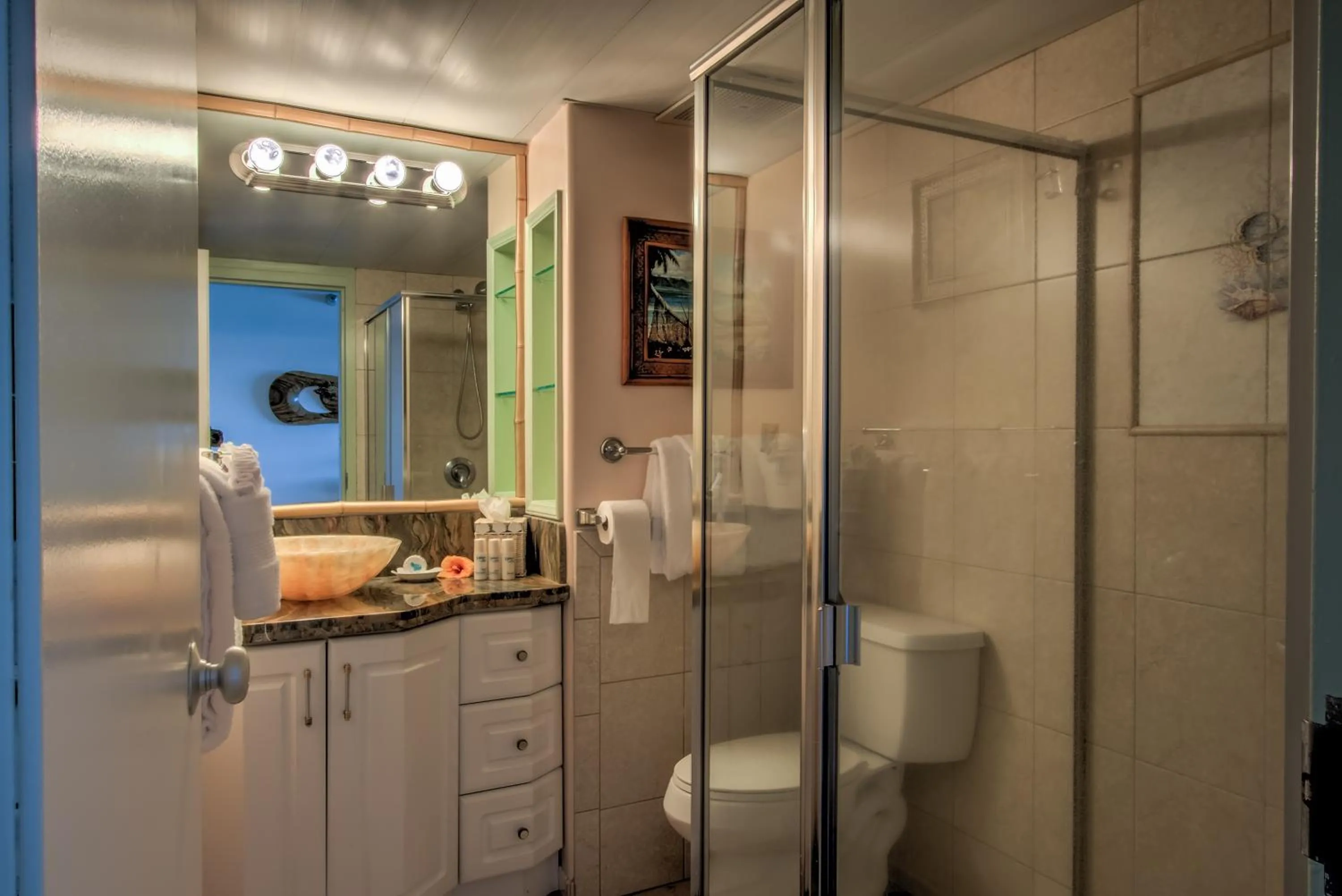 Bathroom in Maui Kai Condos - No Resort Fees