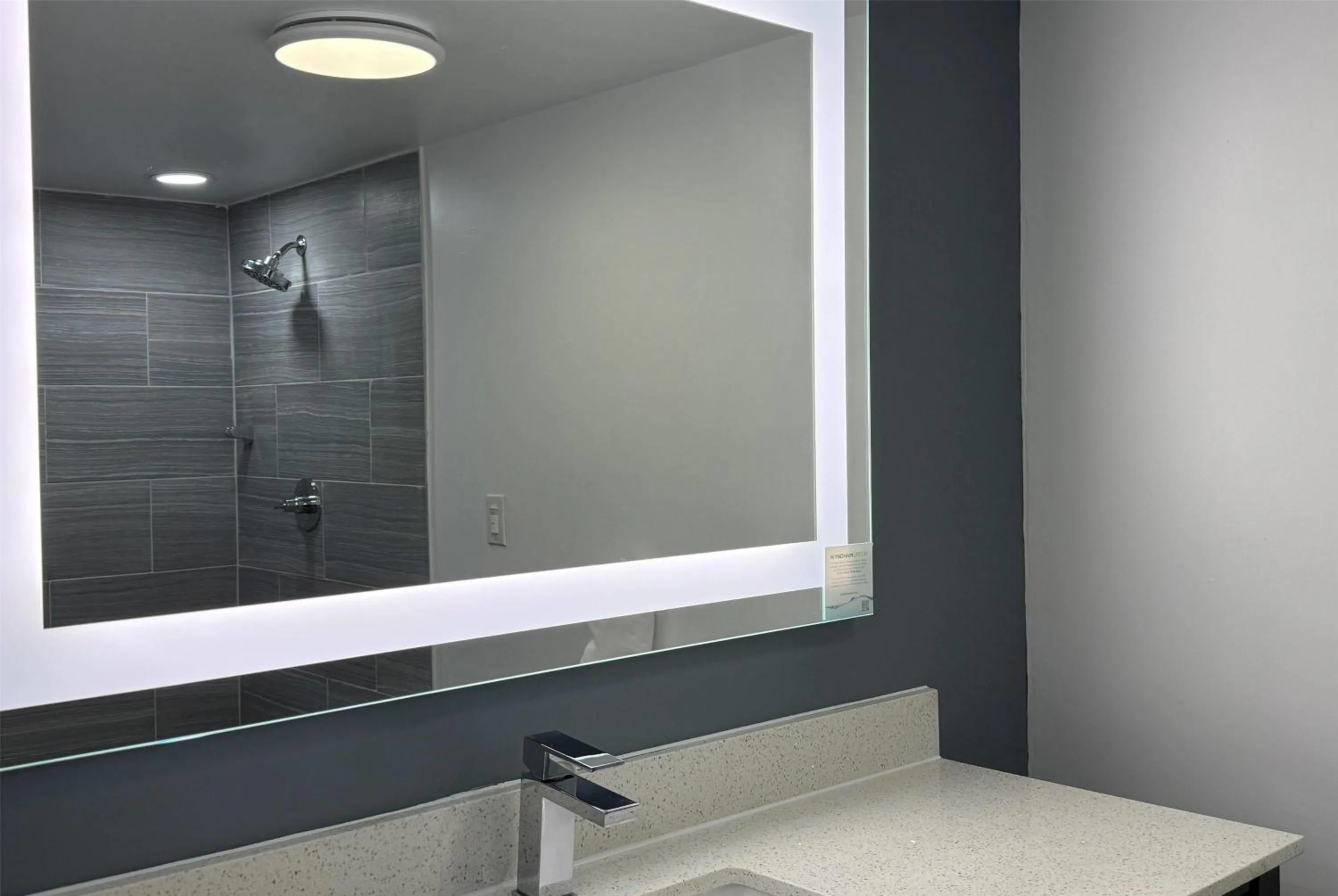 Bathroom in Wingate by Wyndham Airport - Rockville Road