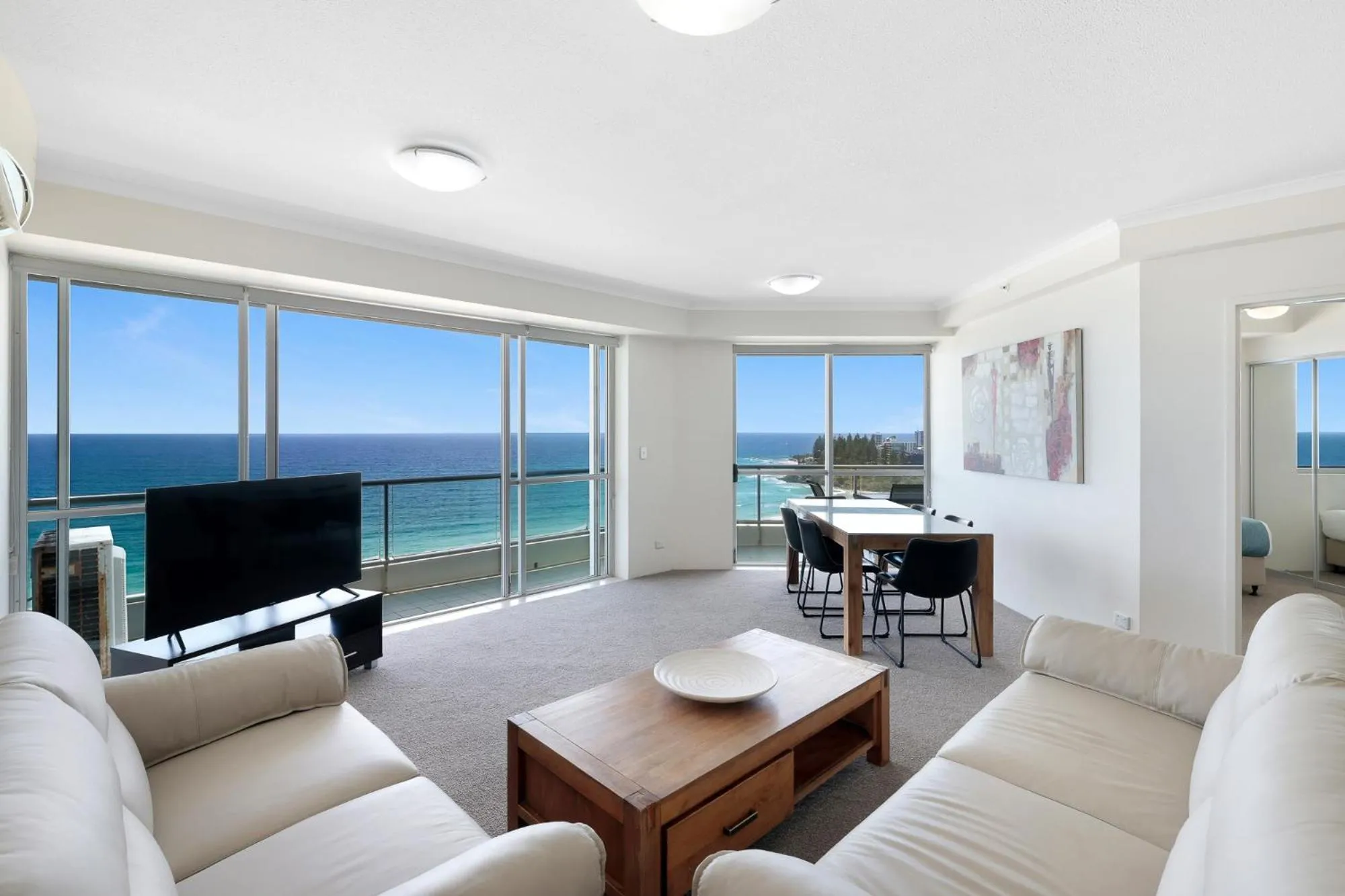 Living room in ULTIQA Points North