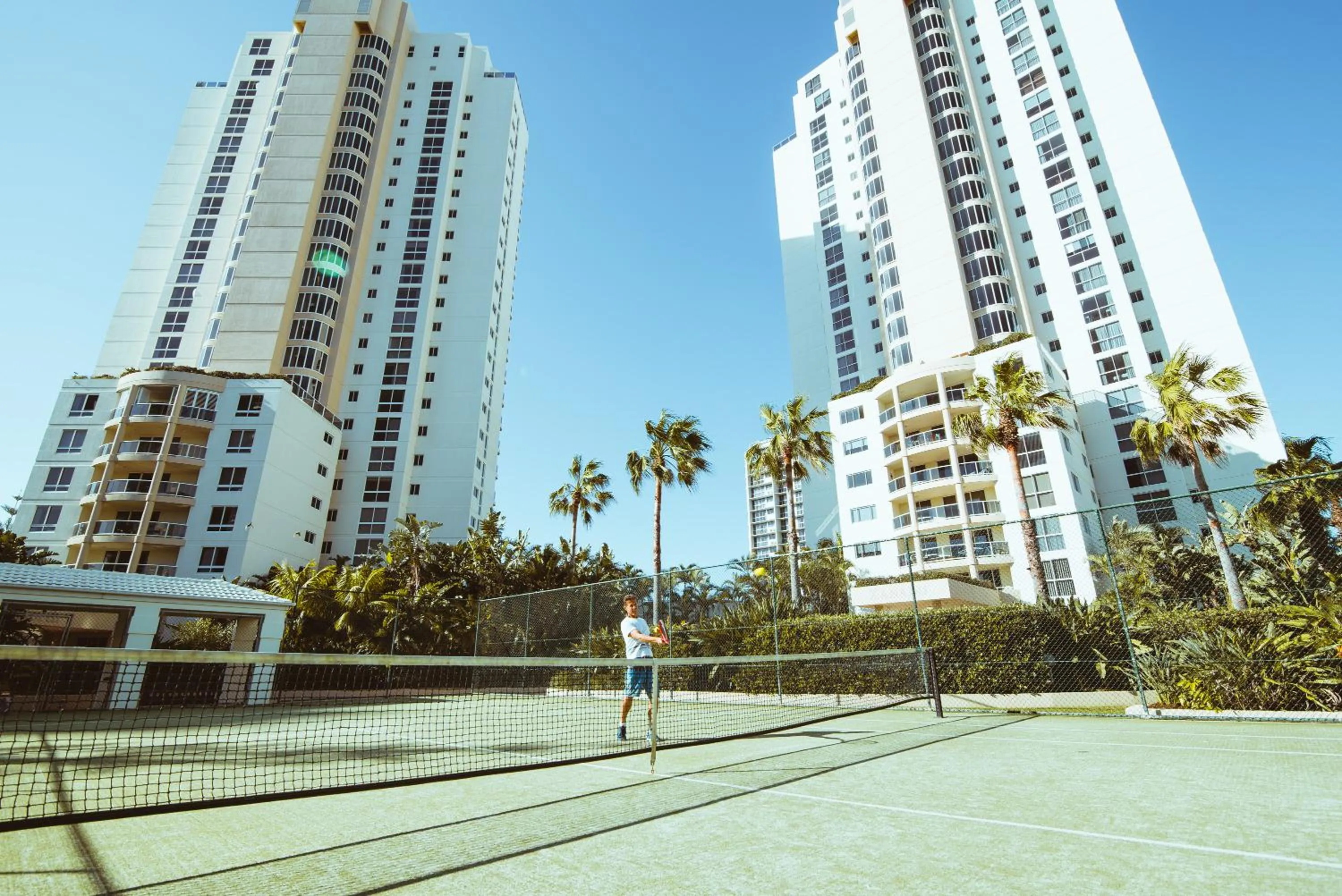 Tennis court in Xanadu Resort