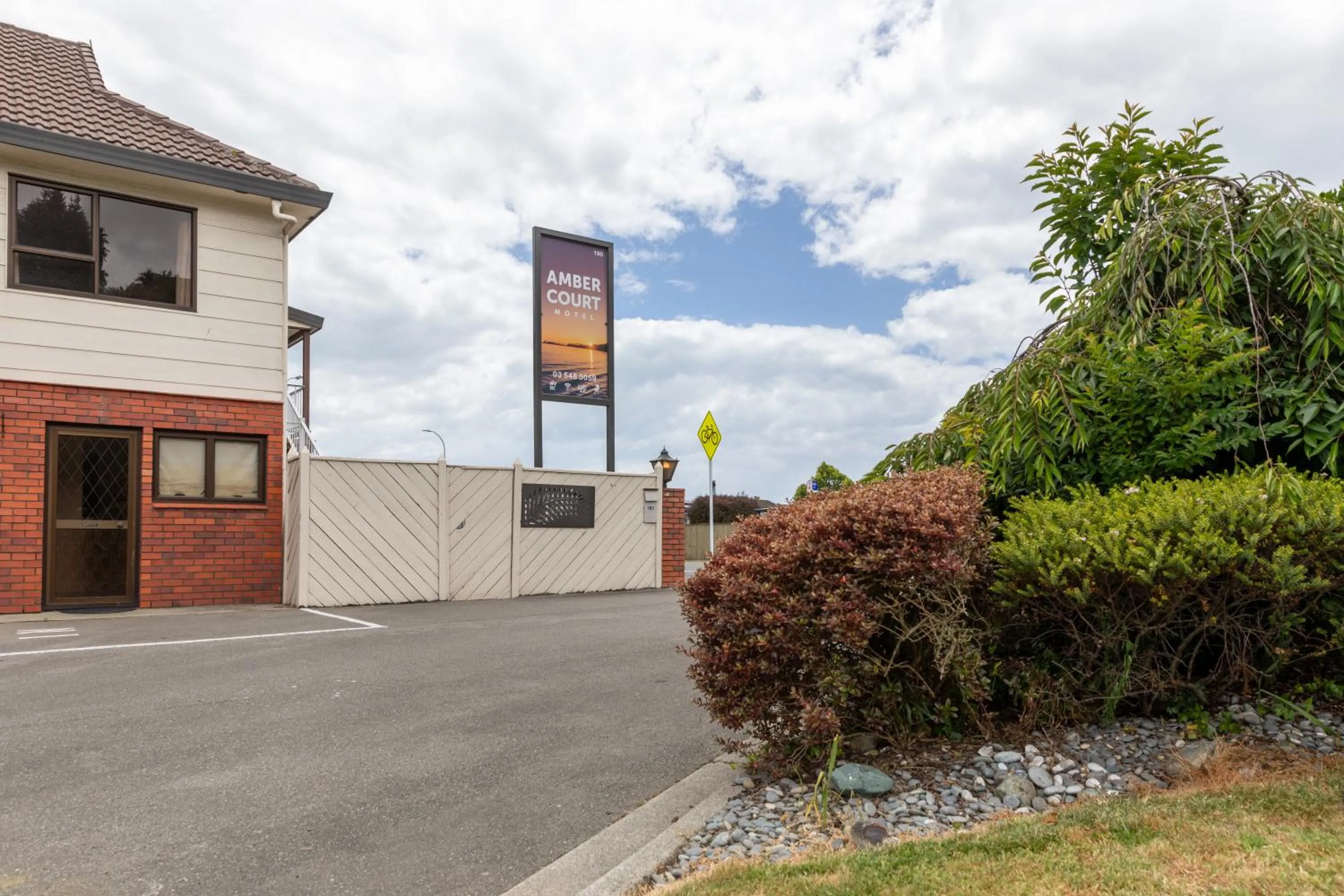 Property building in Amber Court Motel Nelson