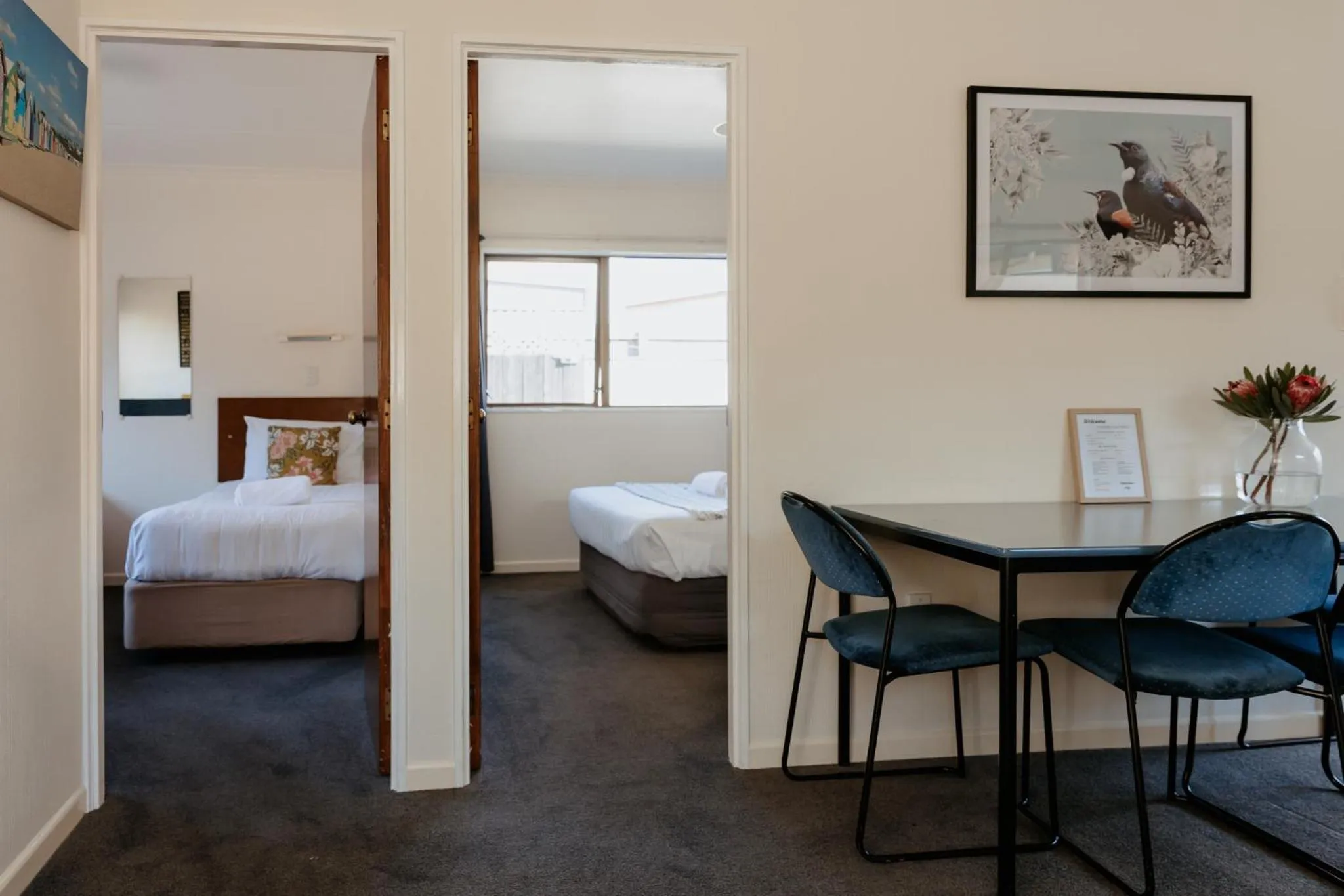 Bed in Amber Court Motel Nelson