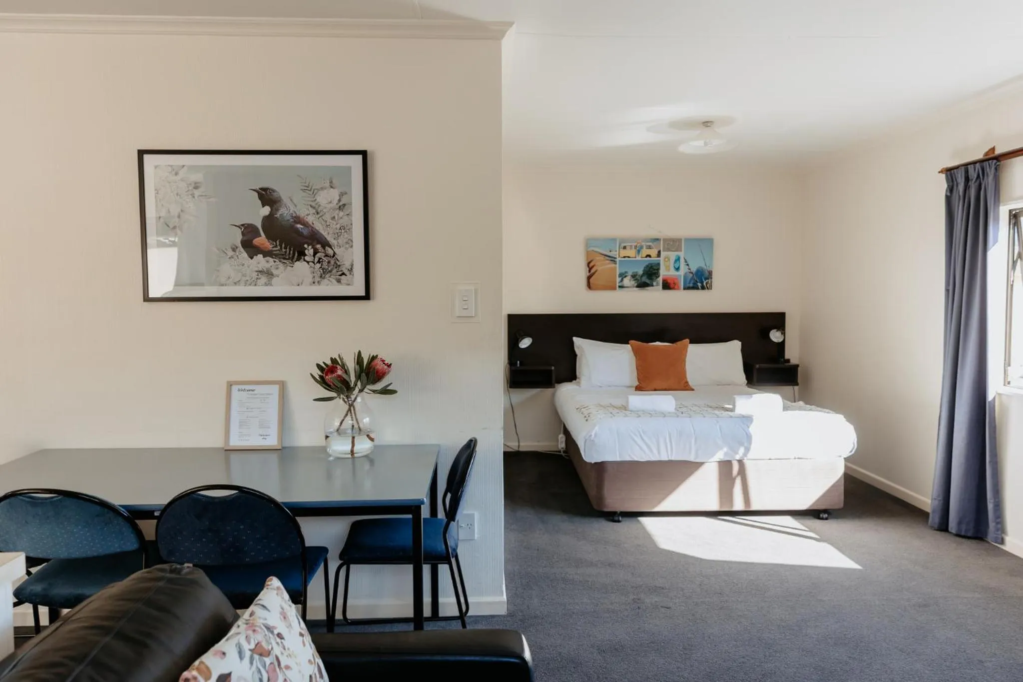 Bed in Amber Court Motel Nelson