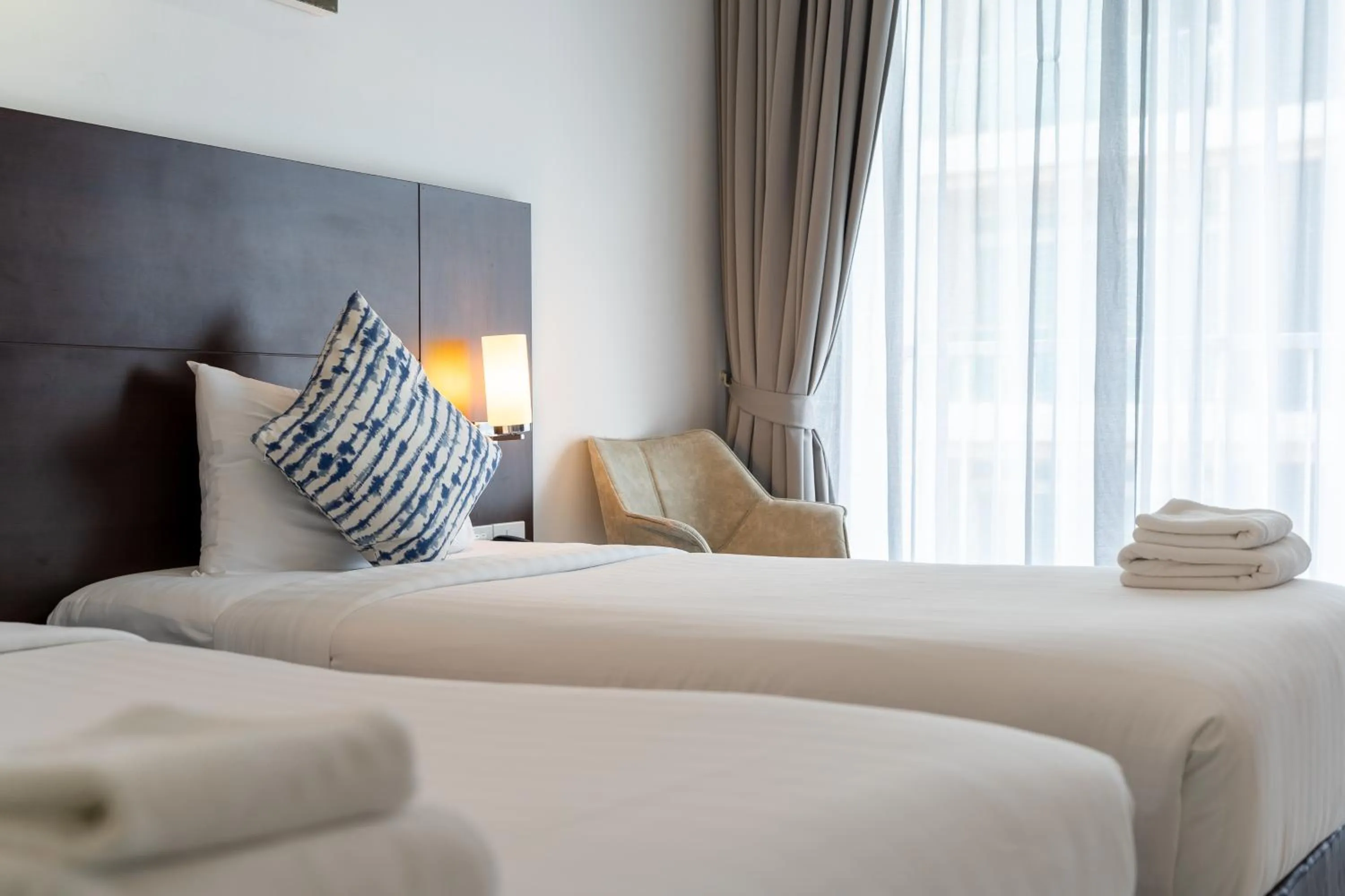 Bed in Rodina Beach Hotel