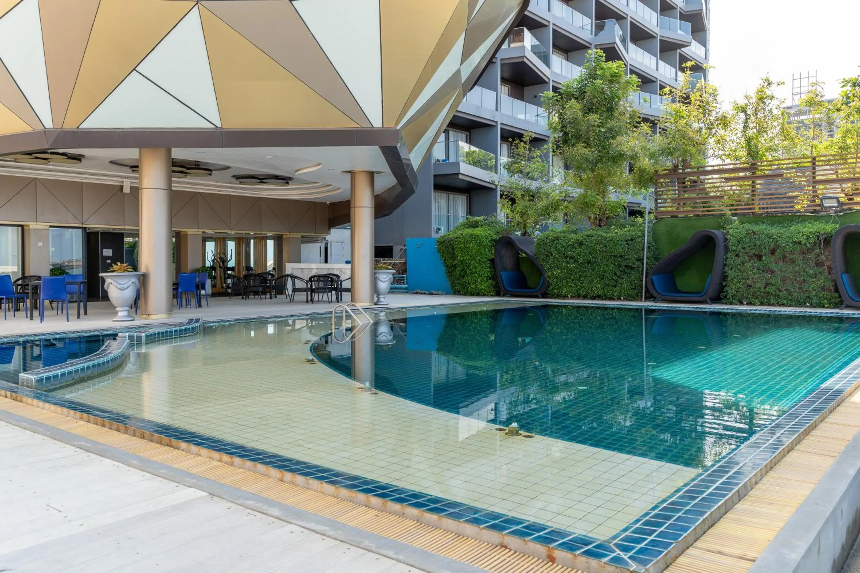 Swimming pool in Rodina Beach Hotel