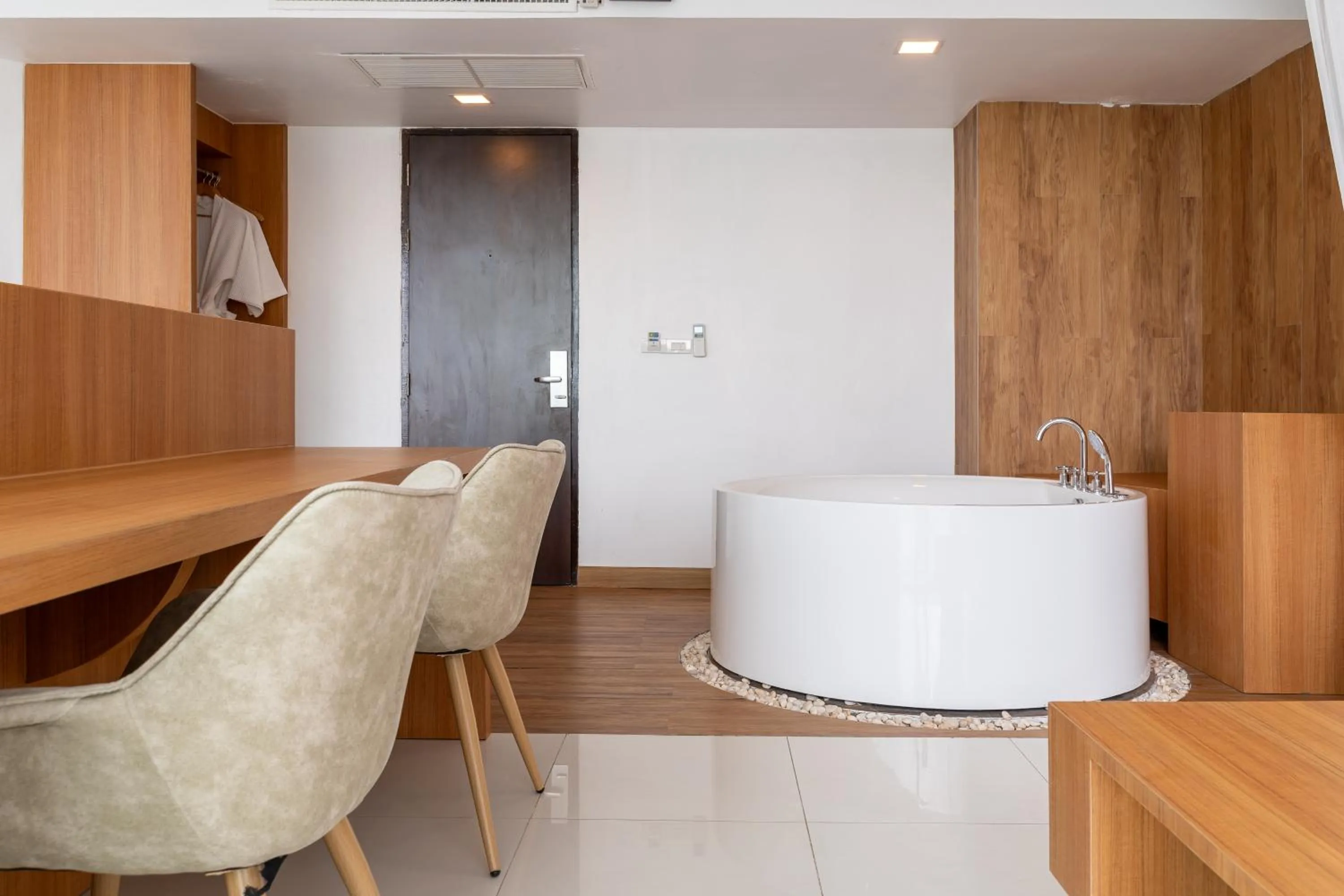 Seating area in Rodina Beach Hotel