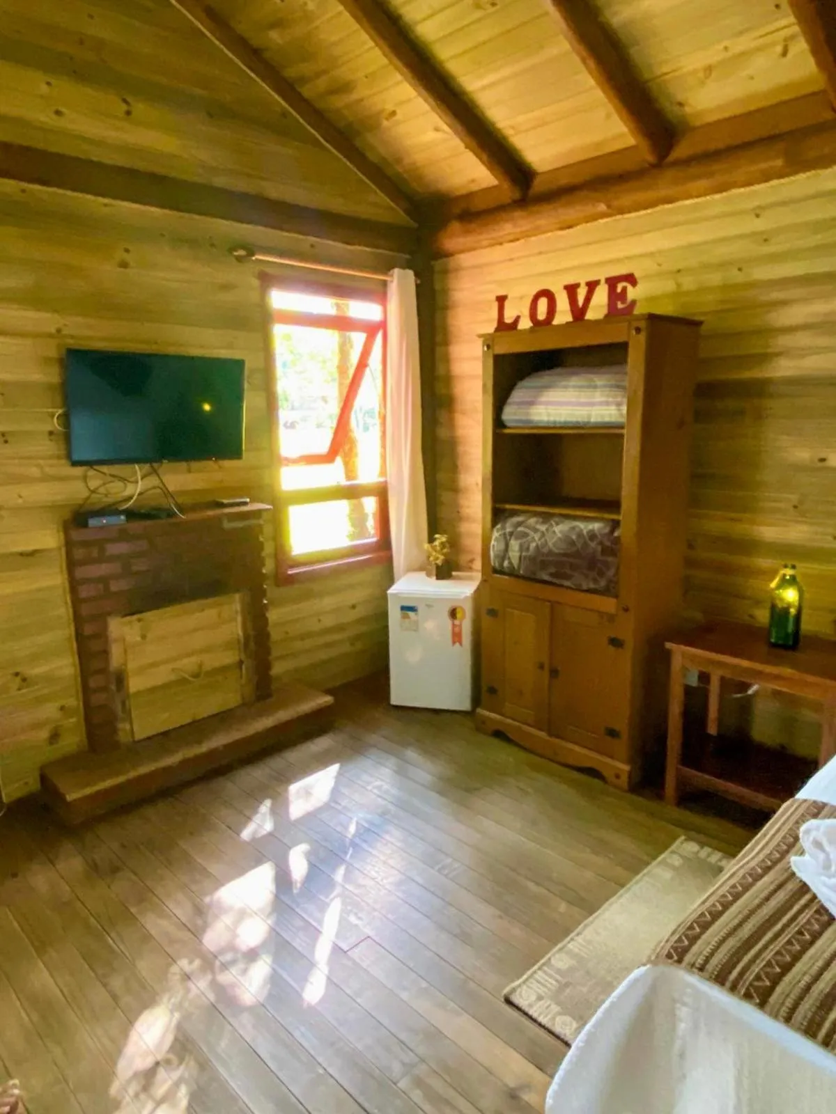 TV and multimedia, Bed in Pousada & Camping Nativos dos Canyons