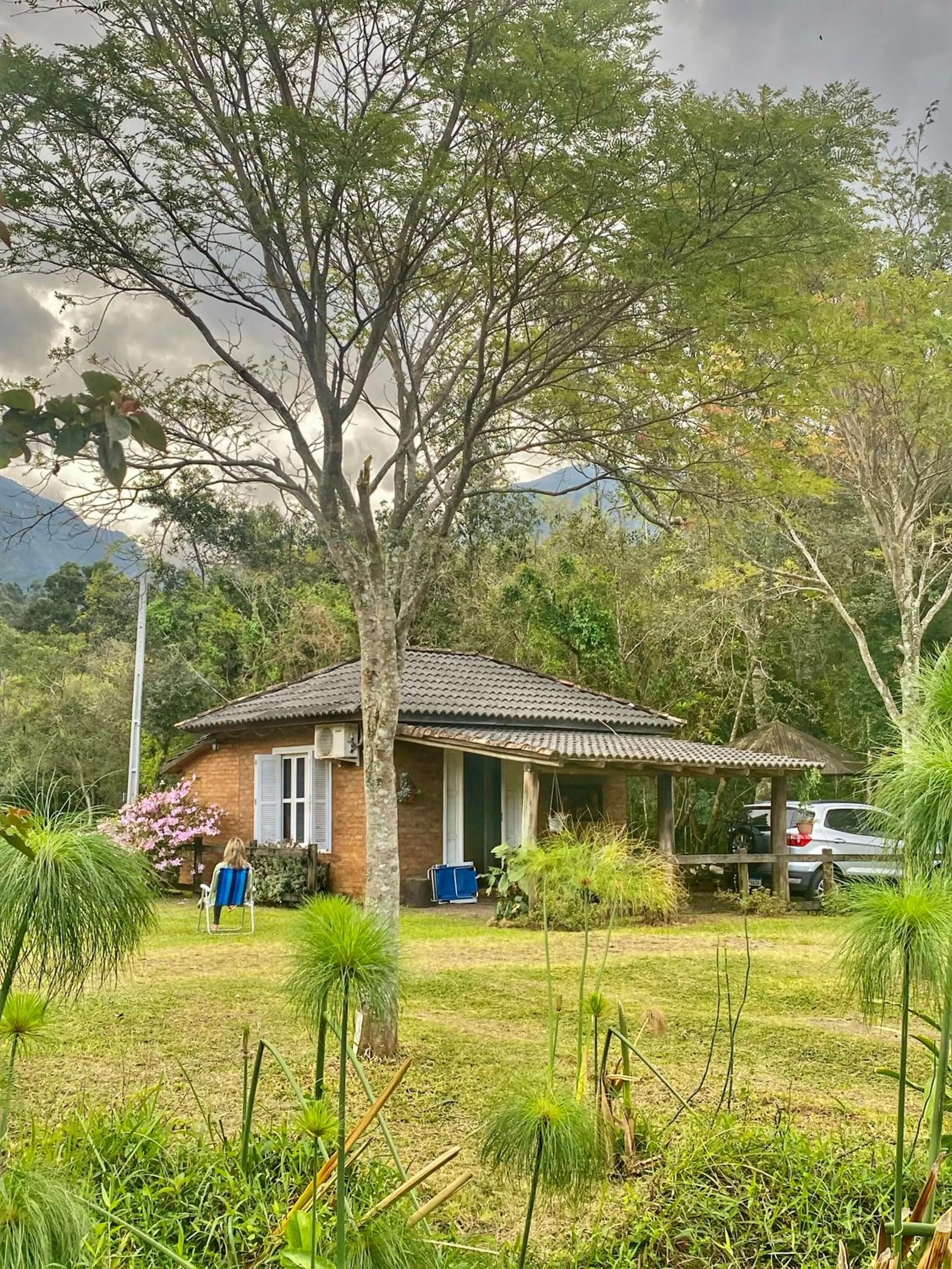 Garden view in Pousada & Camping Nativos dos Canyons