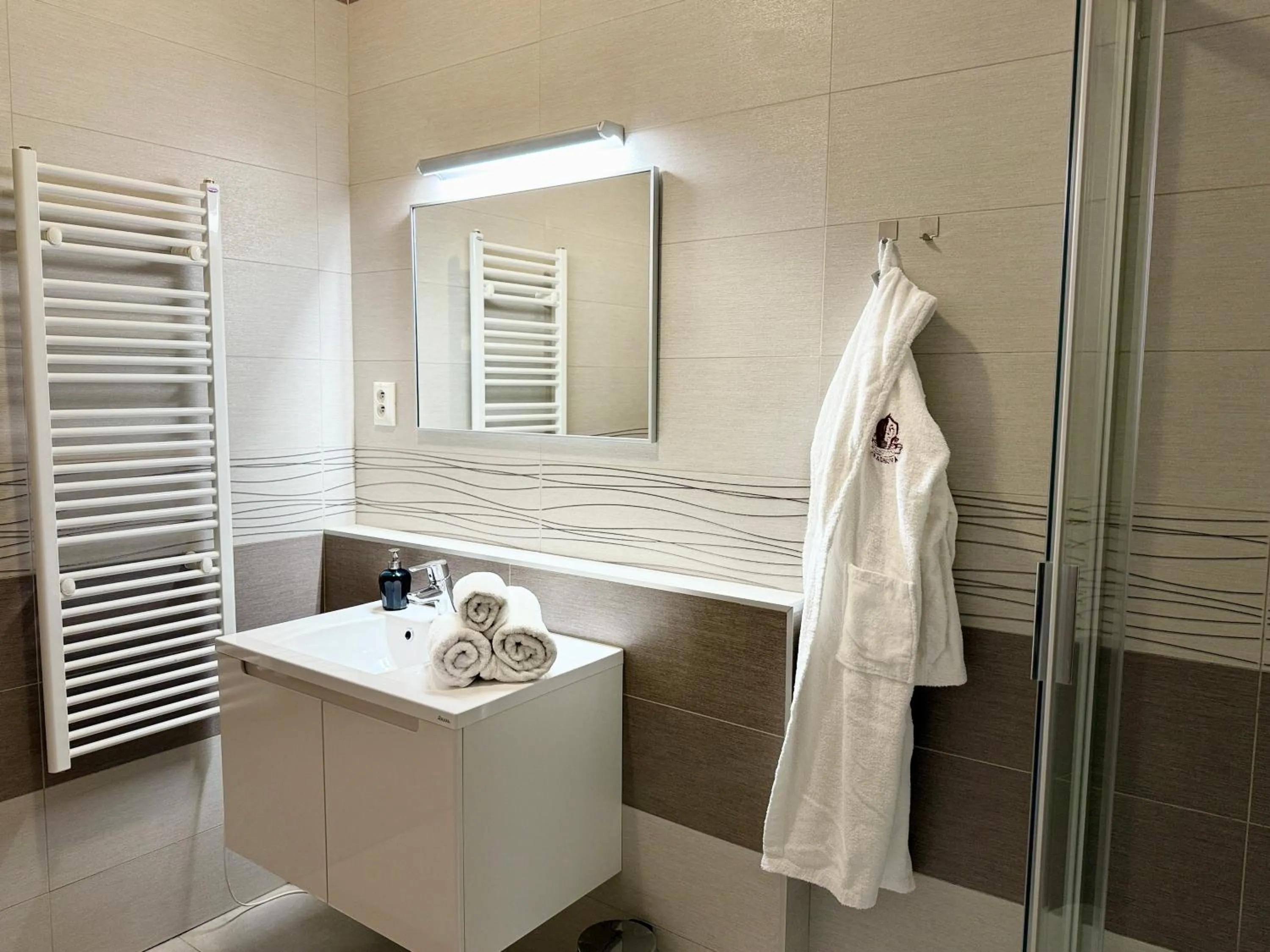 Bathroom in Penzión Hradbová Old Town Residence & SPA