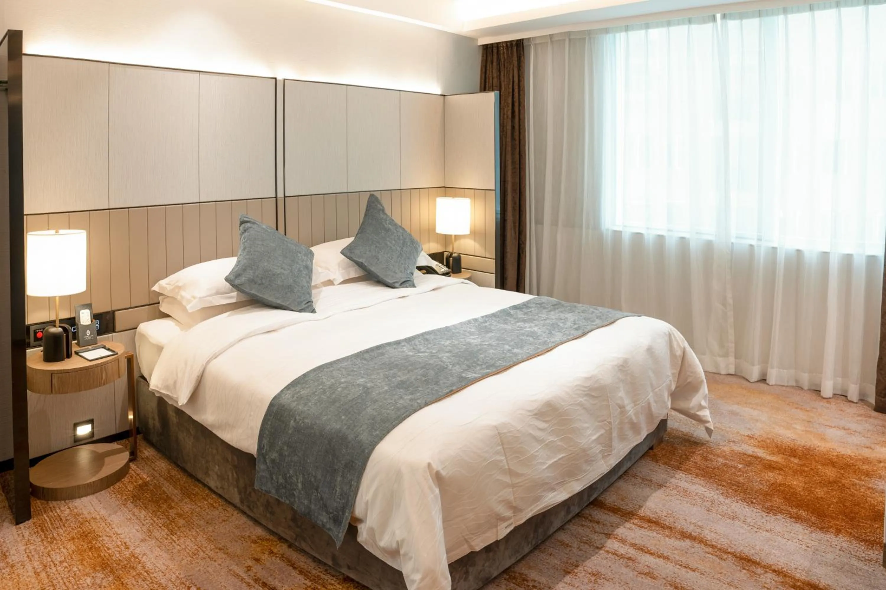 Bedroom, Bed in Zhong Tai Lai Hotel Shenzhen