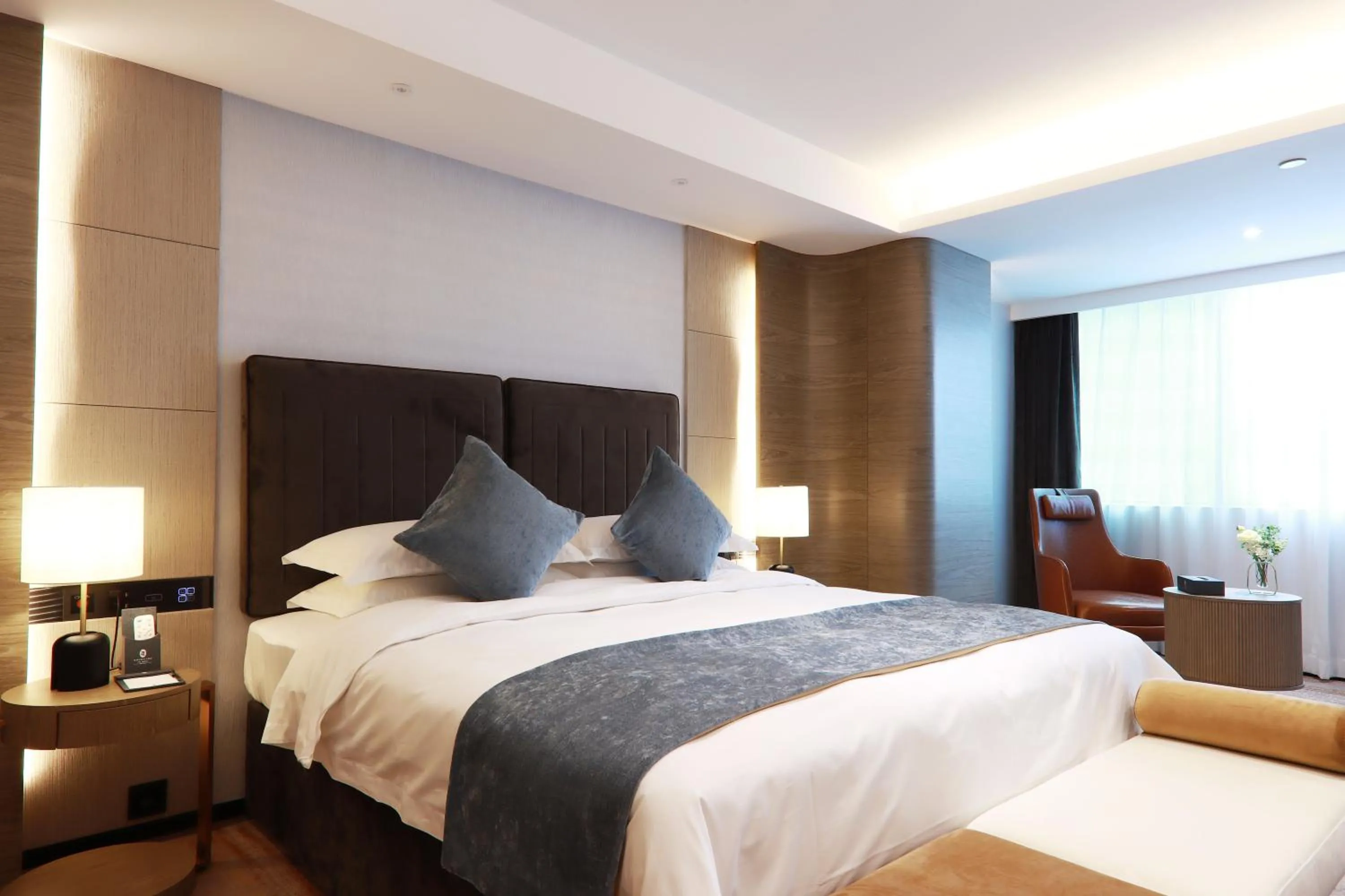Bed in Zhong Tai Lai Hotel Shenzhen