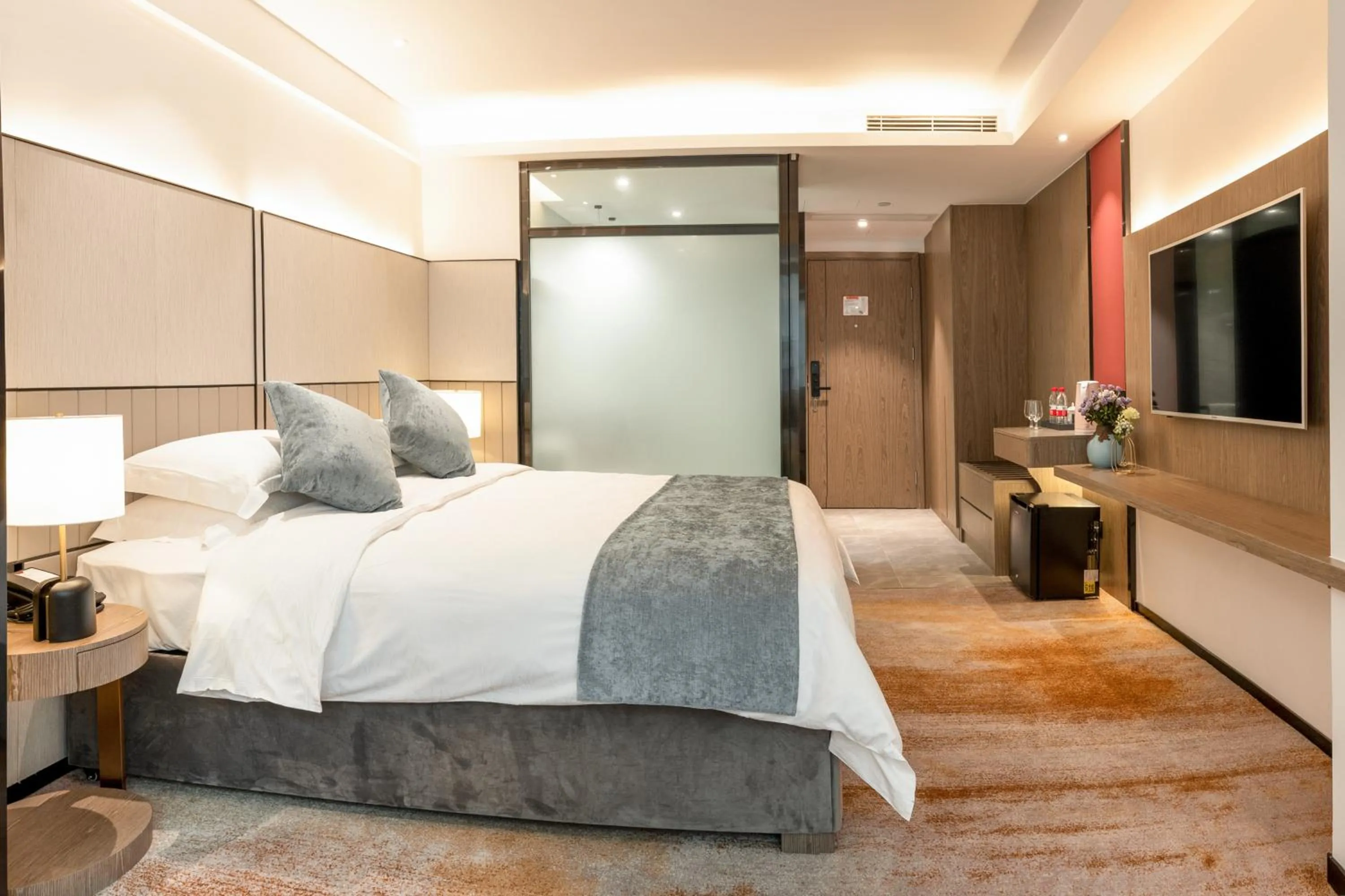 Bedroom, Bed in Zhong Tai Lai Hotel Shenzhen