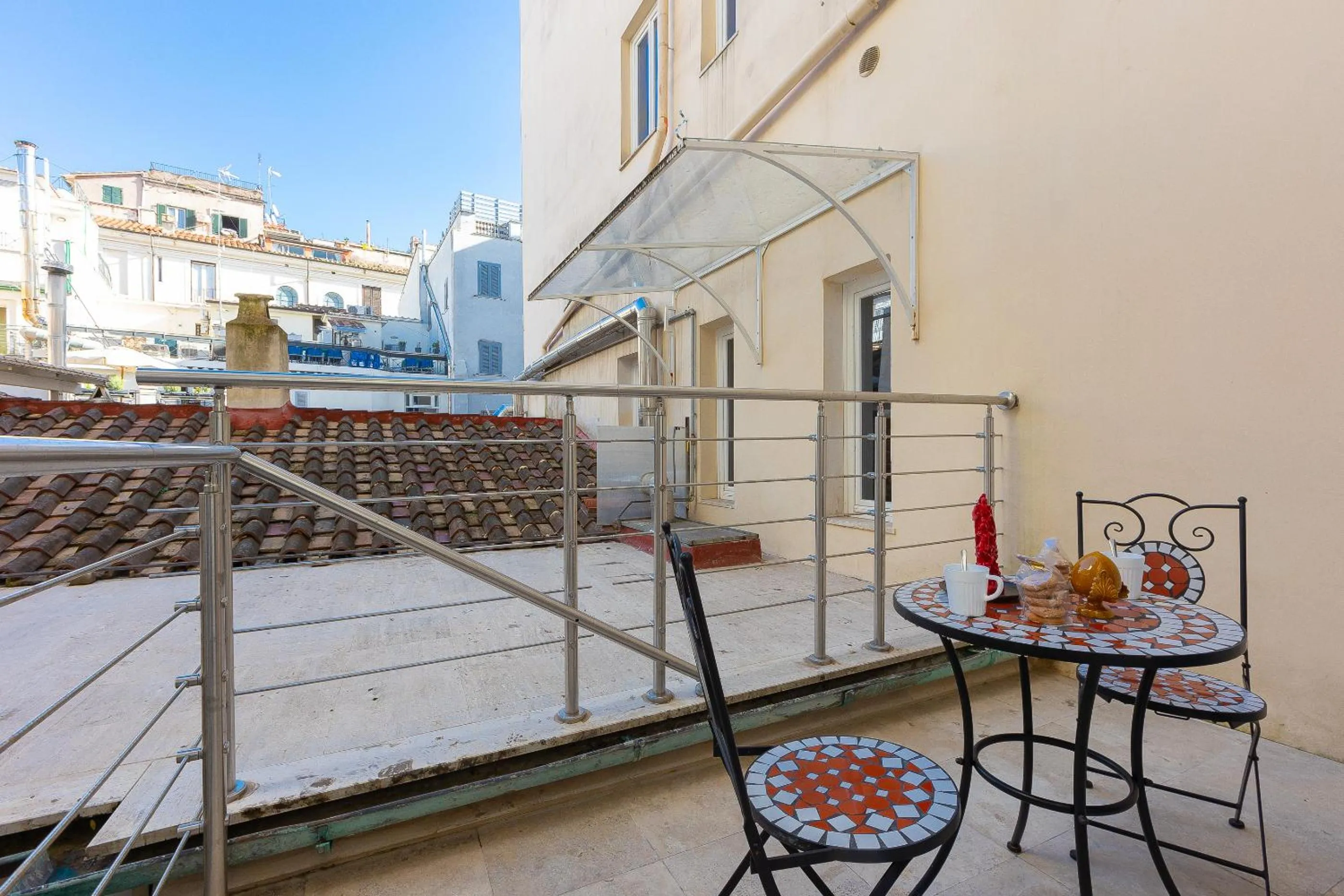 Balcony/Terrace in Amazing Piazza Venezia Suites