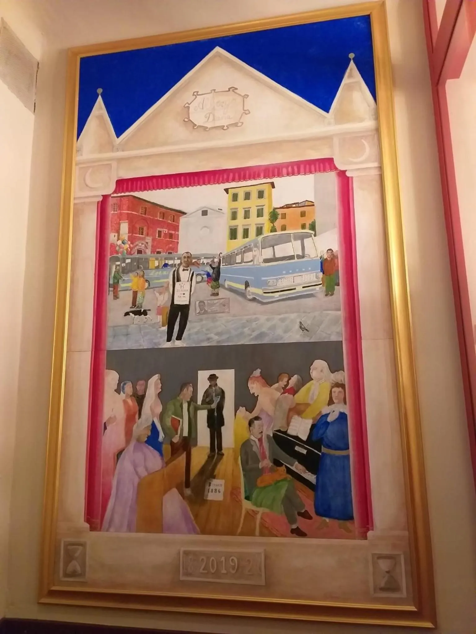 Decorative detail in Hotel Diana & Depandance