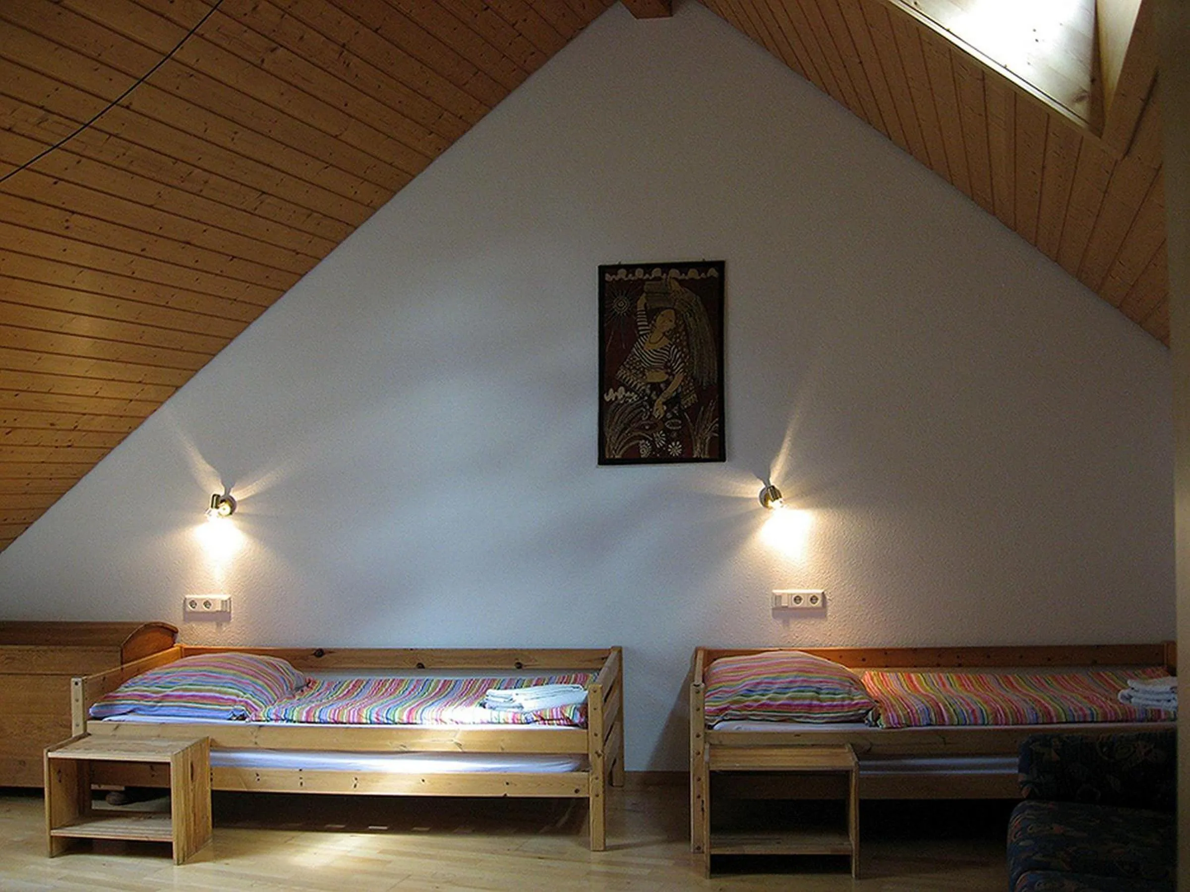 Photo of the whole room, Bed in Die Sprachpension - The Language Guesthouse