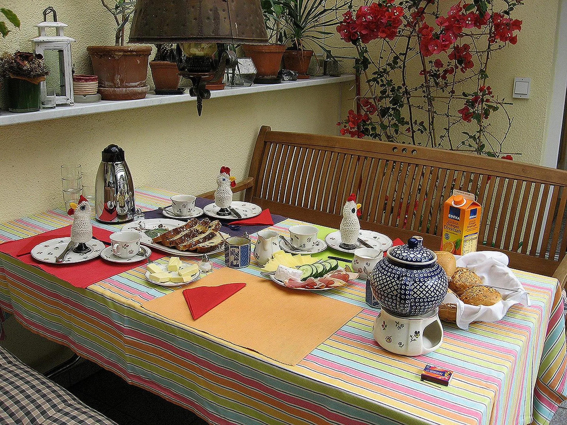 Continental breakfast in Die Sprachpension - The Language Guesthouse