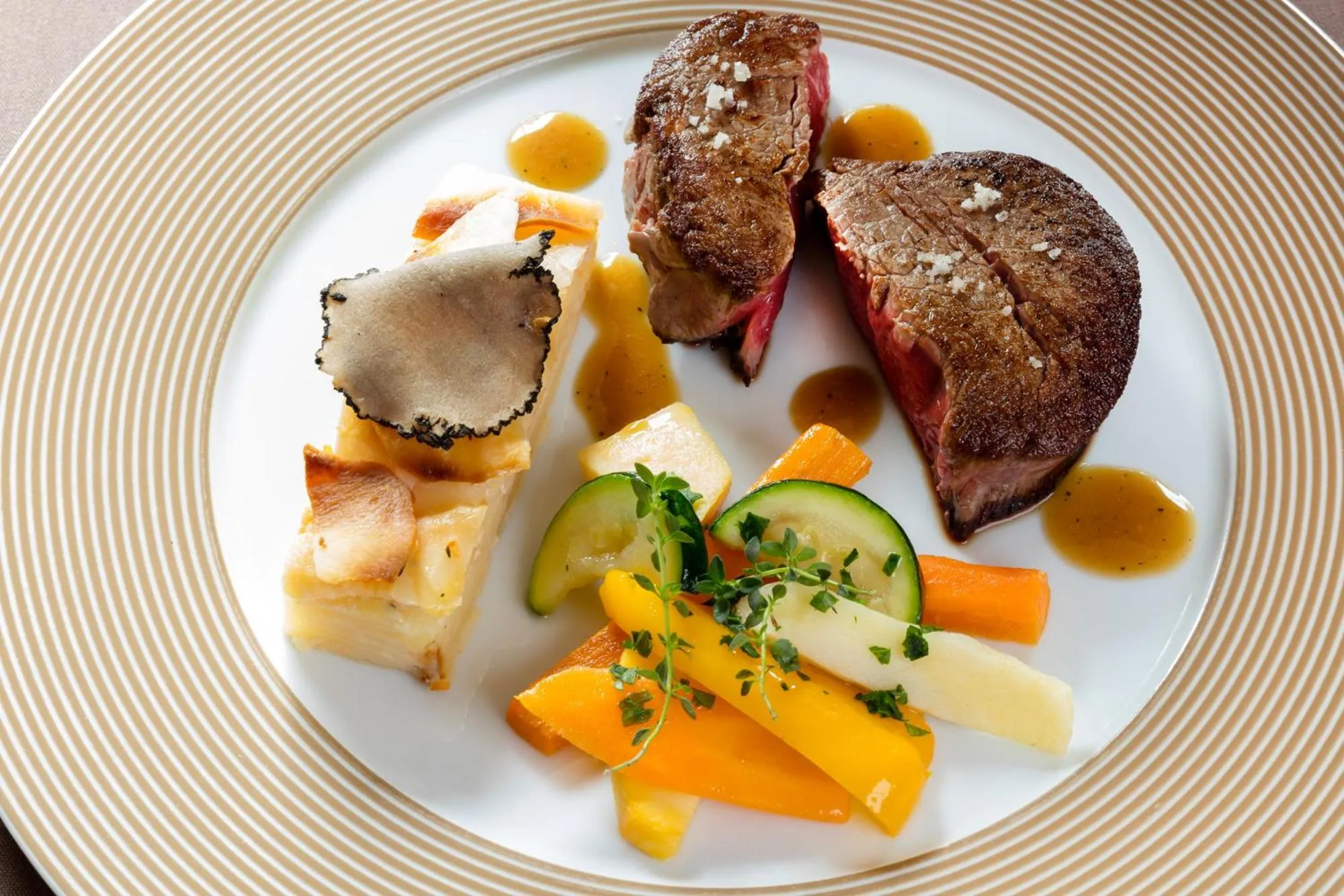 Food close-up in Logis Hostellerie la Chaumière