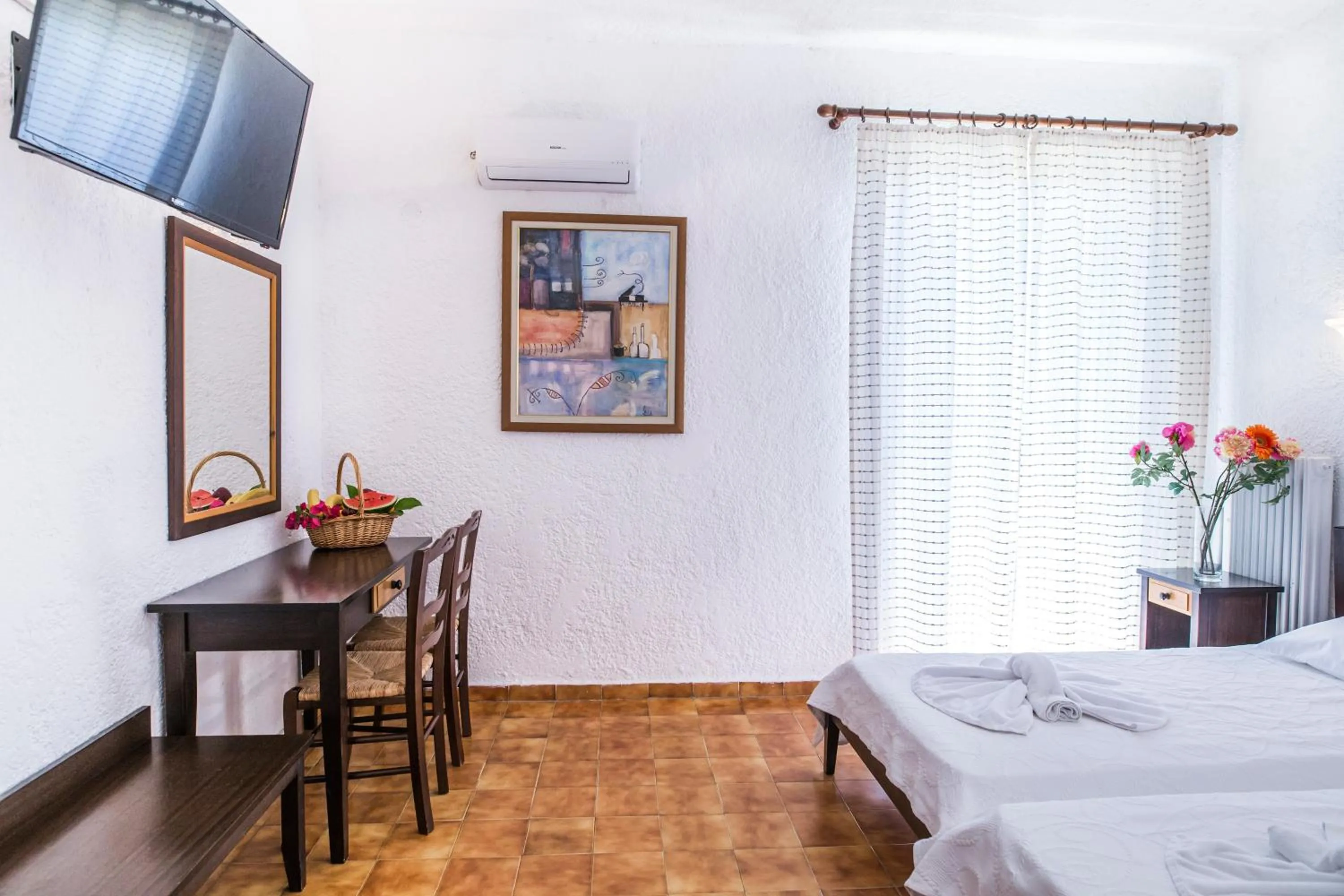 Bed in Creta Aquamarine Hotel