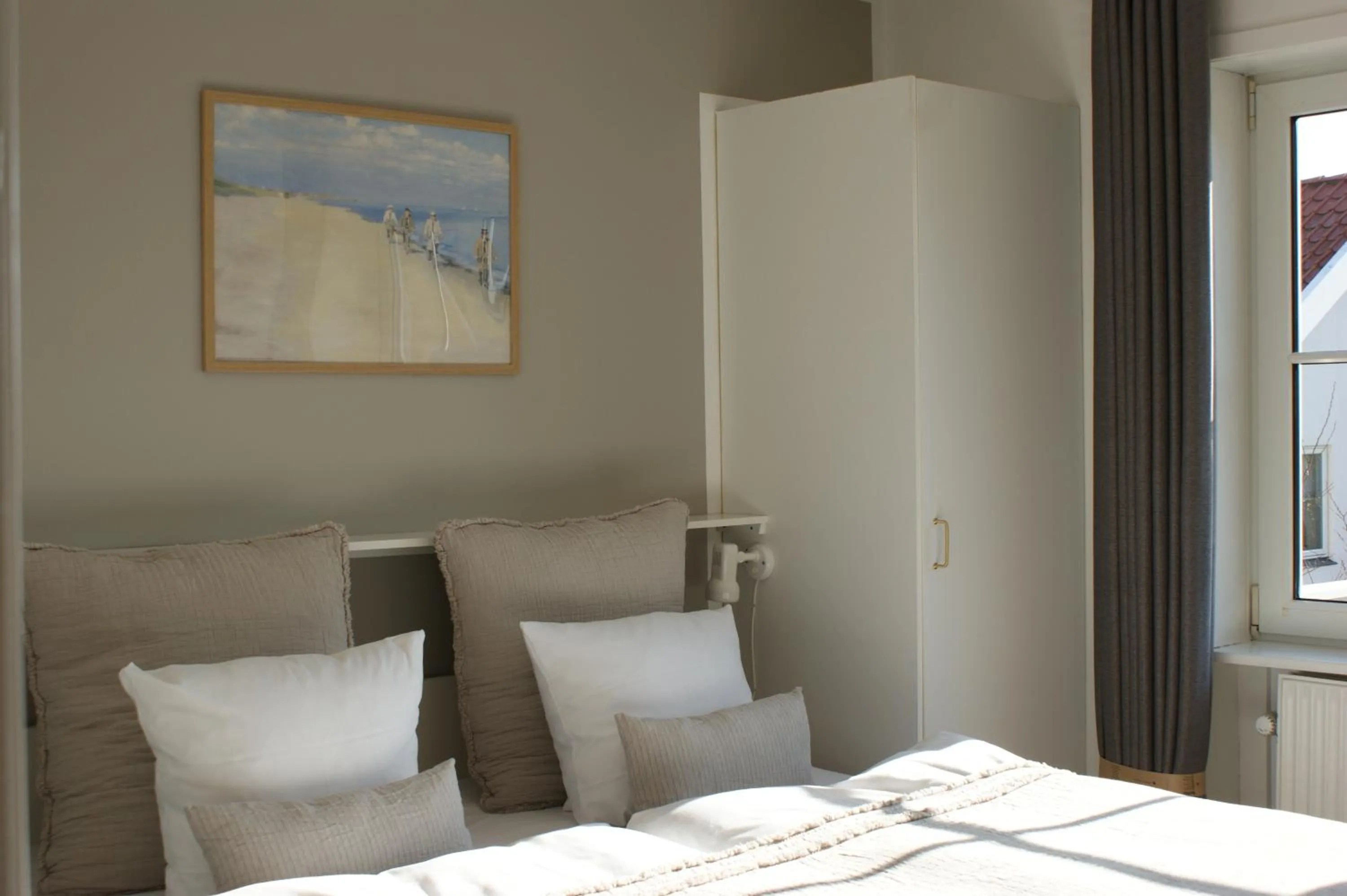 Bed in Hotel Strandly Skagen