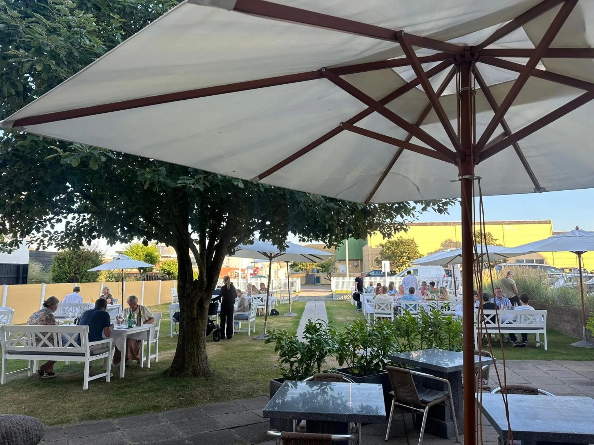 Garden in Hotel Strandly Skagen