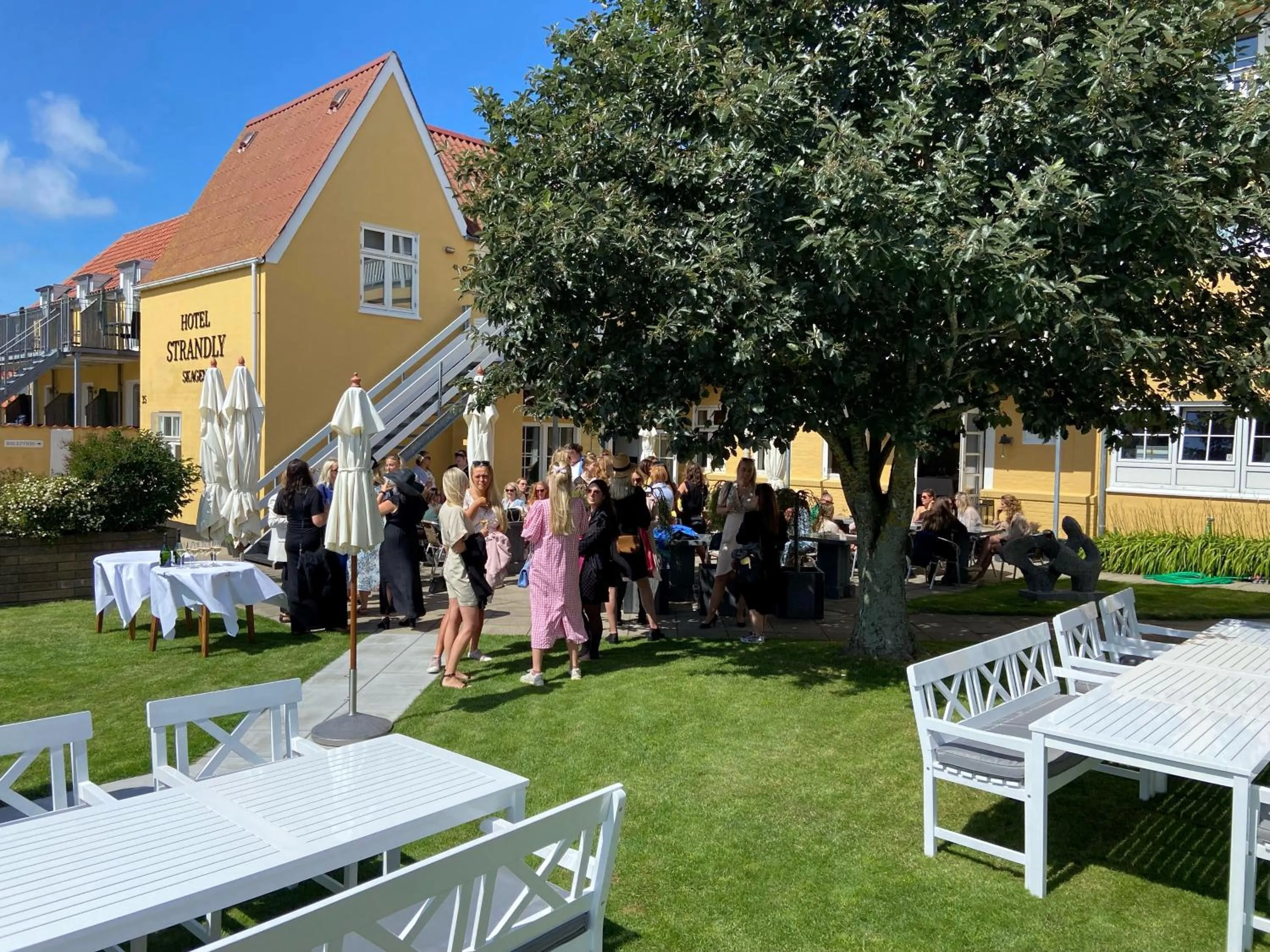 Garden in Hotel Strandly Skagen