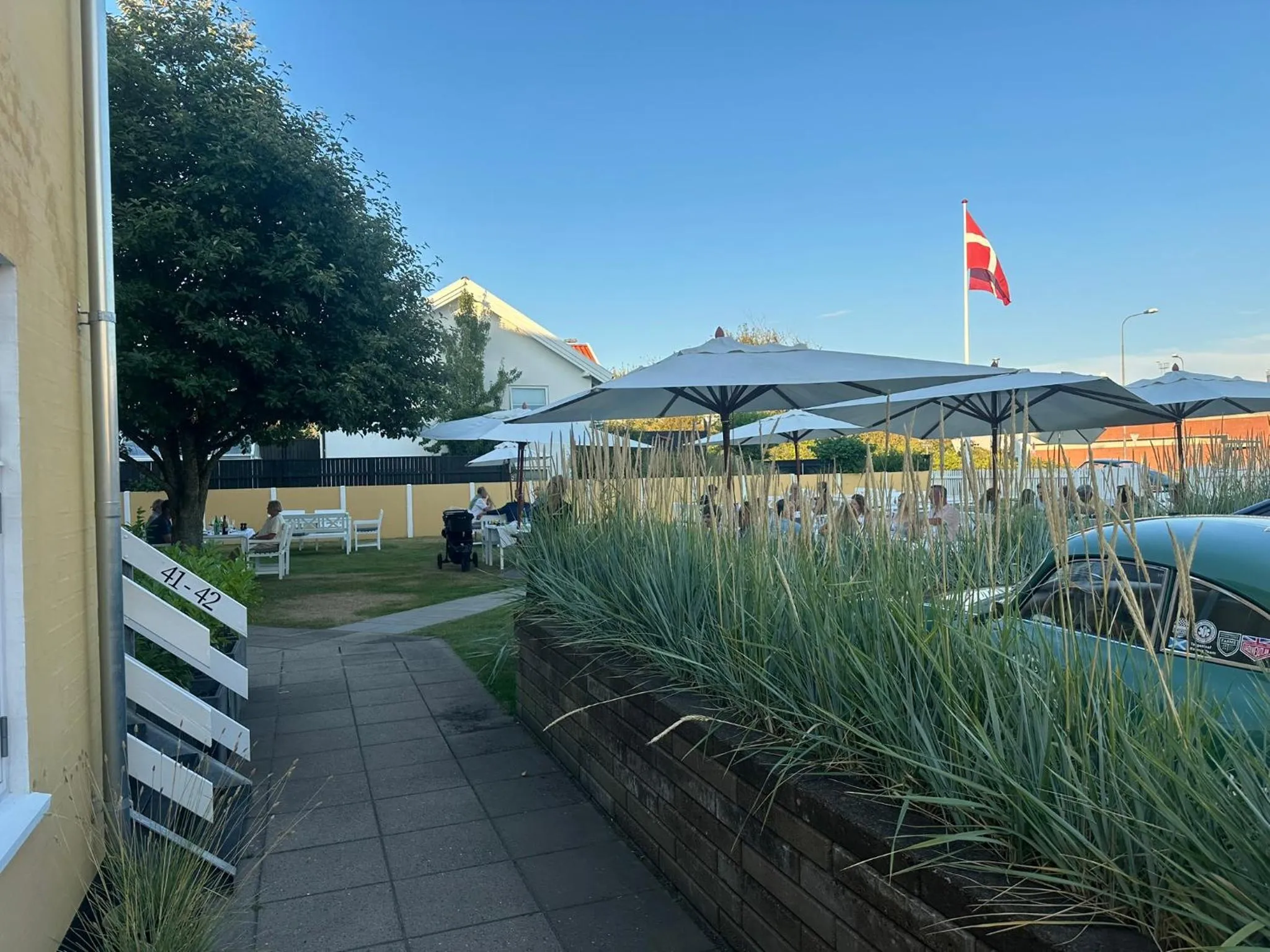 Garden in Hotel Strandly Skagen