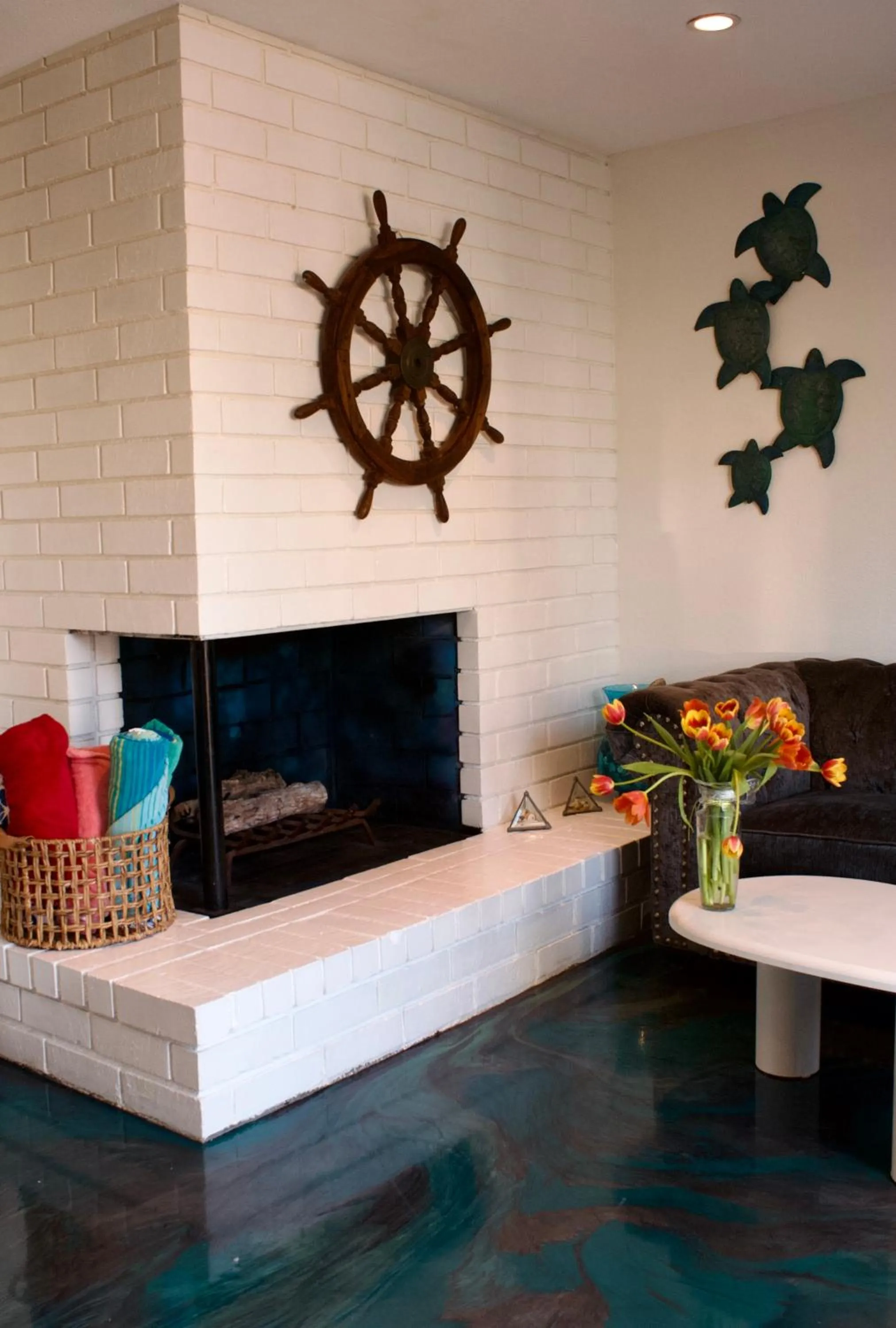 Living room in Sweet Beach Duplex