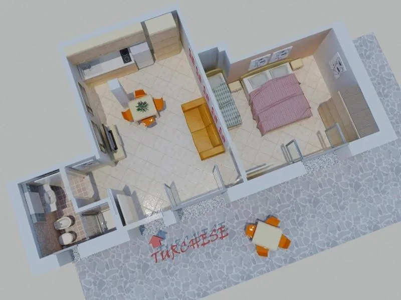 Floor plan in Residence Perla
