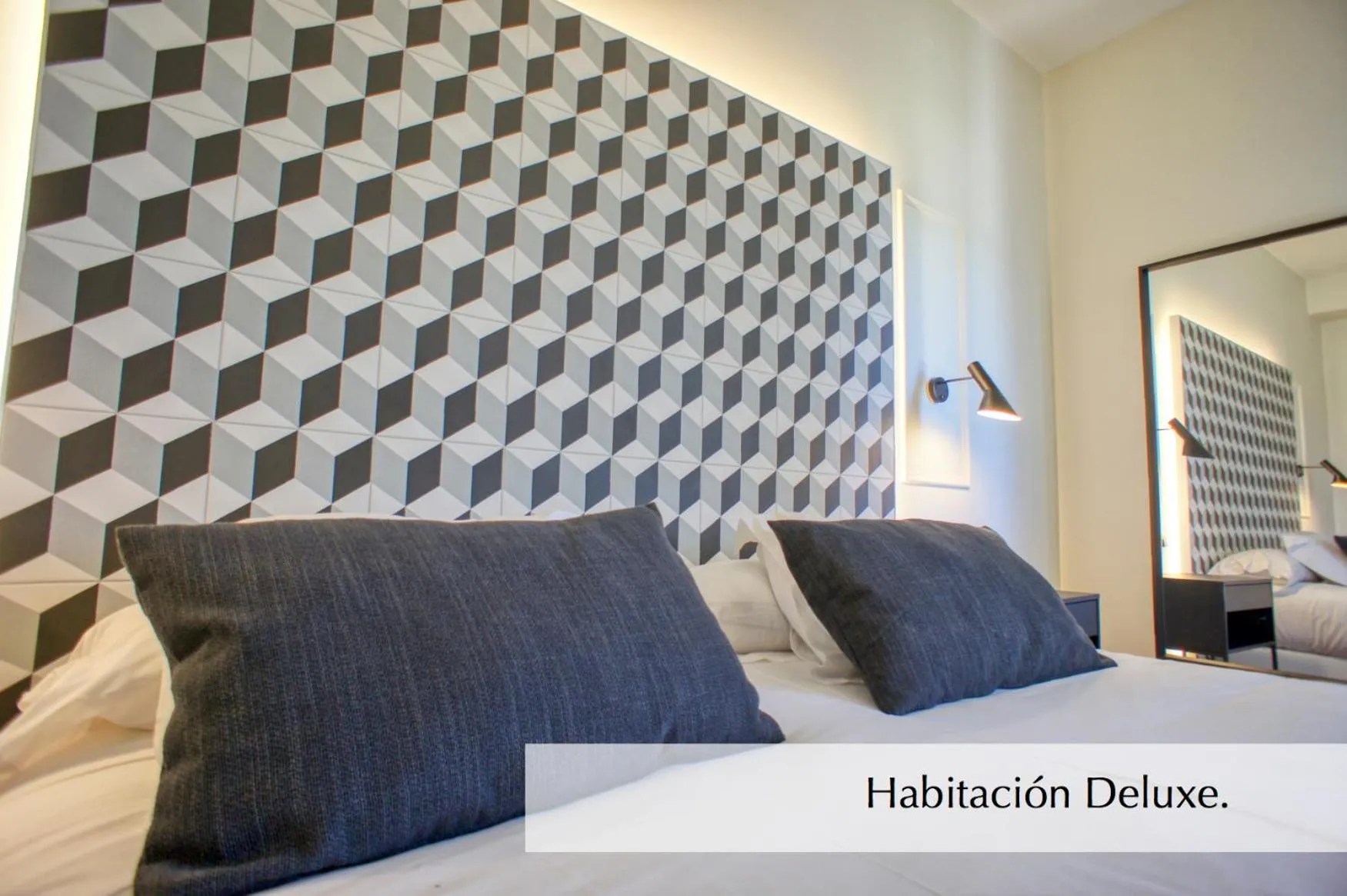 Decorative detail, Bed in Hotel Montermoso