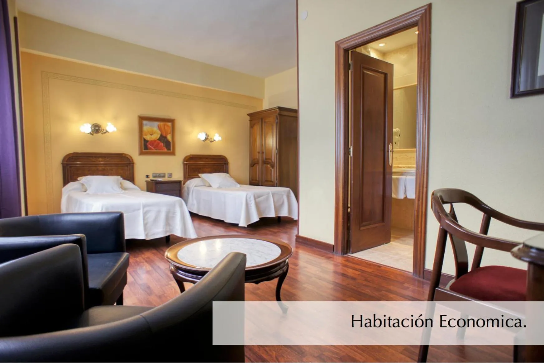 Decorative detail, Bed in Hotel Montermoso