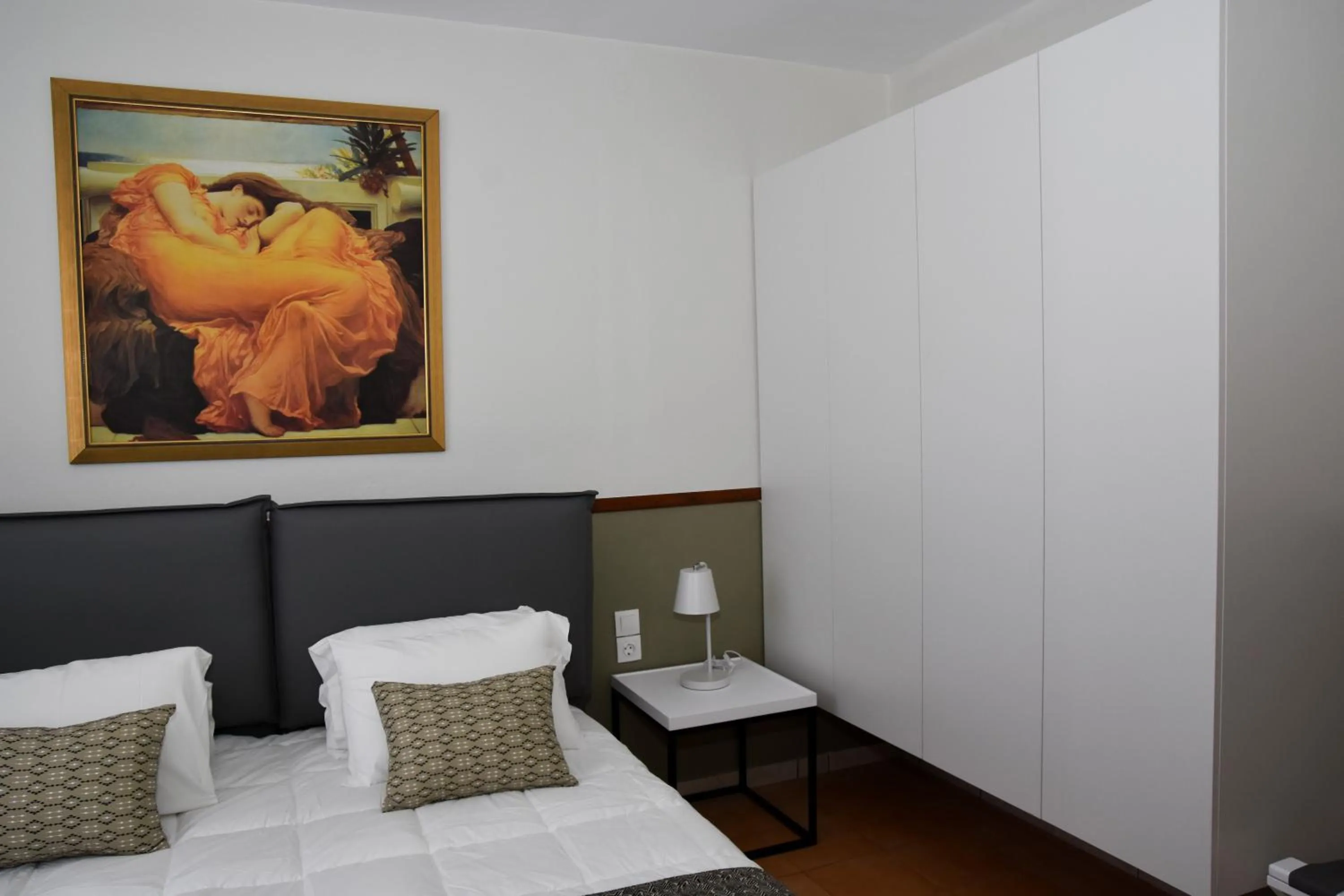 Bed in Corfu Aquamarine Hotel